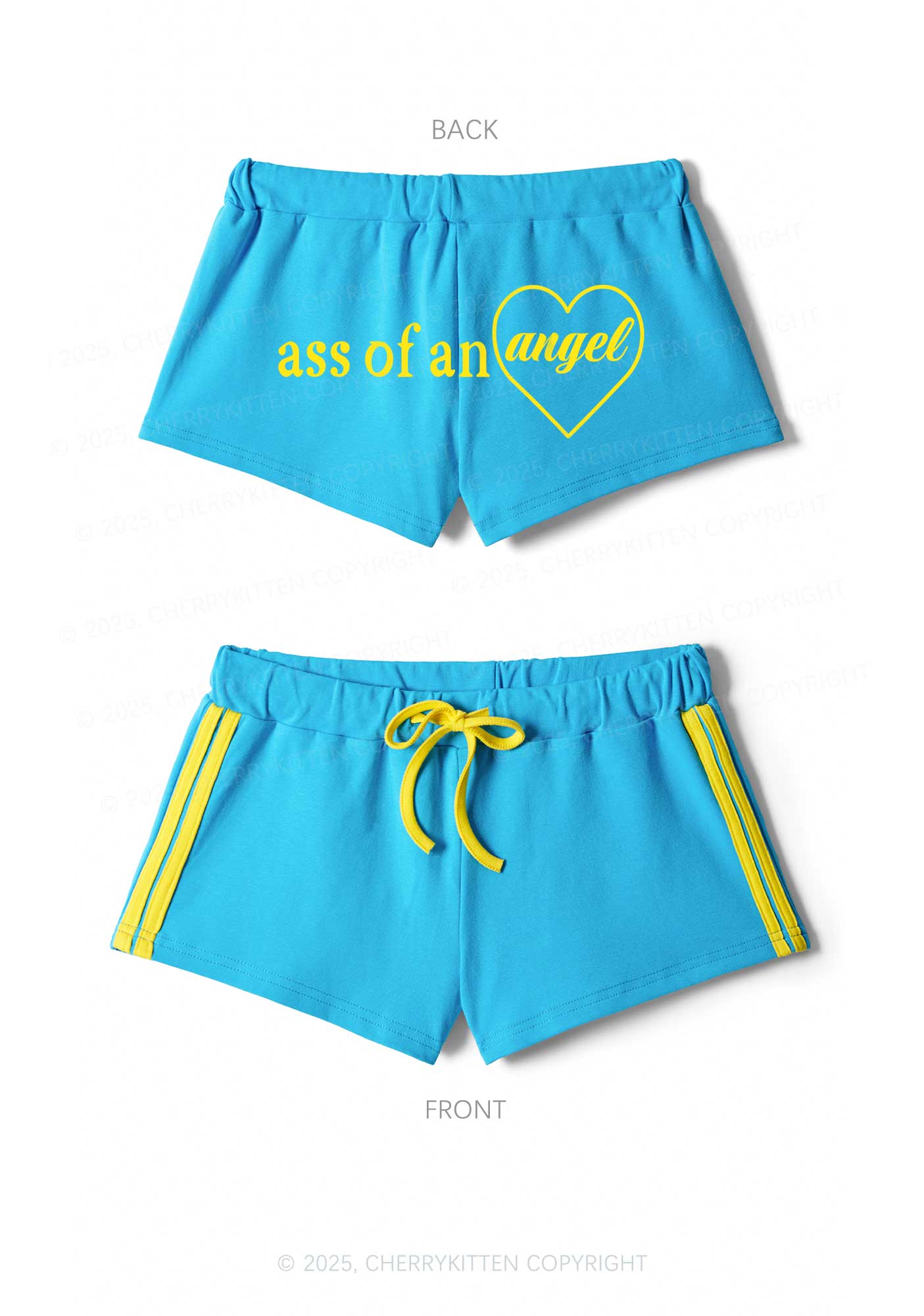 Axx Of An Angel Y2K Drawstring Mini Shorts Cherrykitten - Image 3