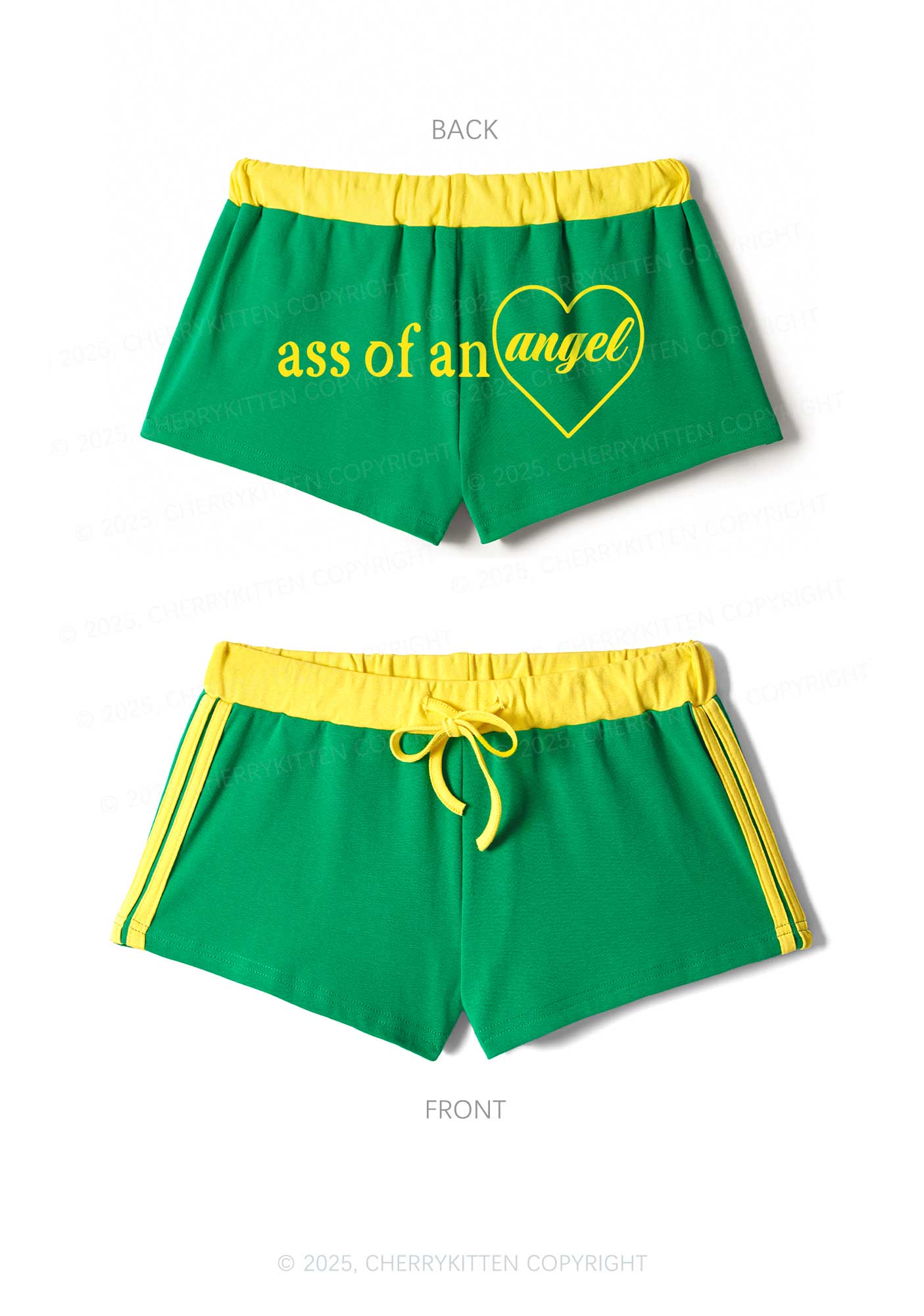 Axx Of An Angel Y2K Drawstring Mini Shorts Cherrykitten - Image 6
