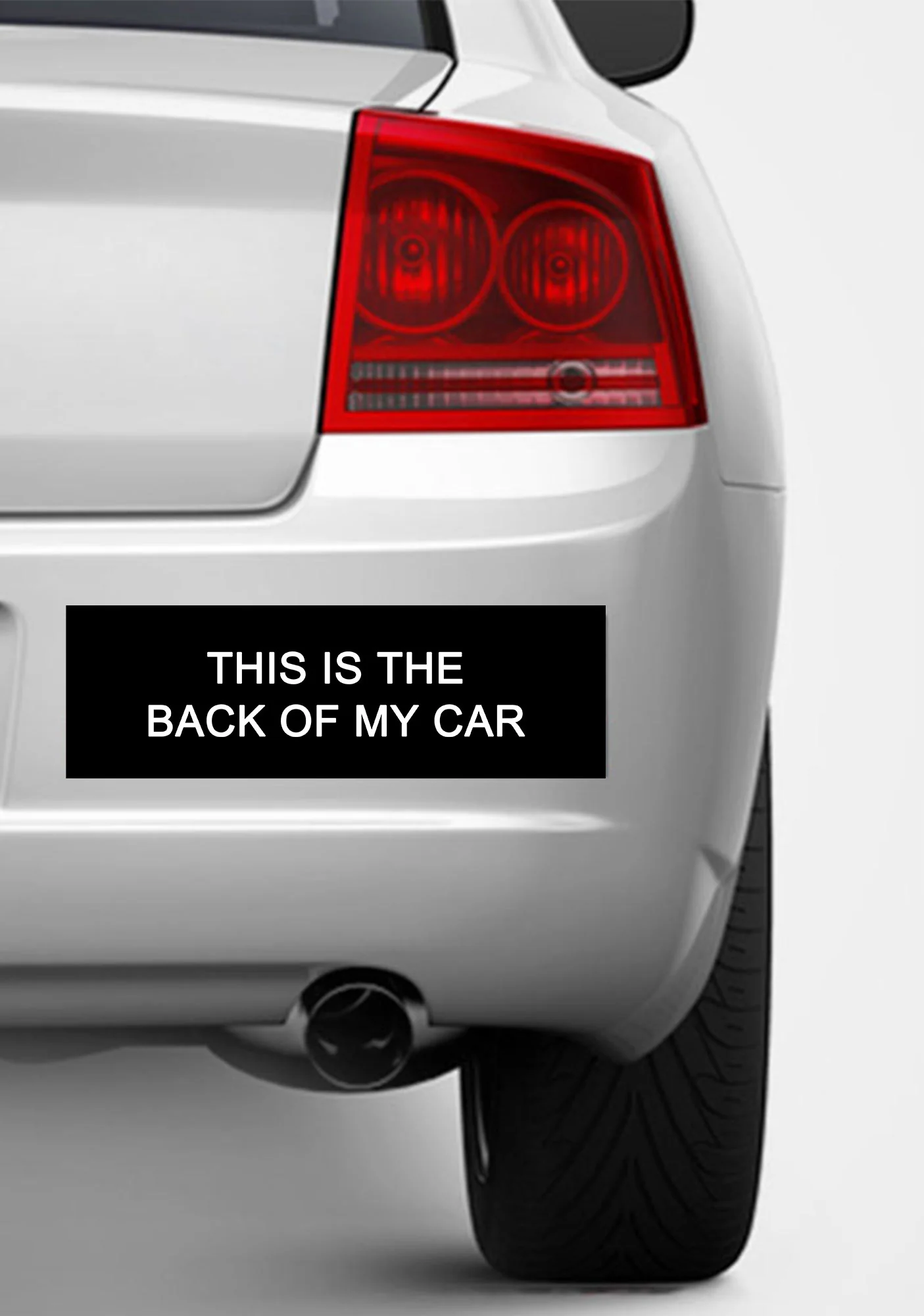 Back Of My Car Y2K Car Bumper Magnet Cherrykitten - Image 2