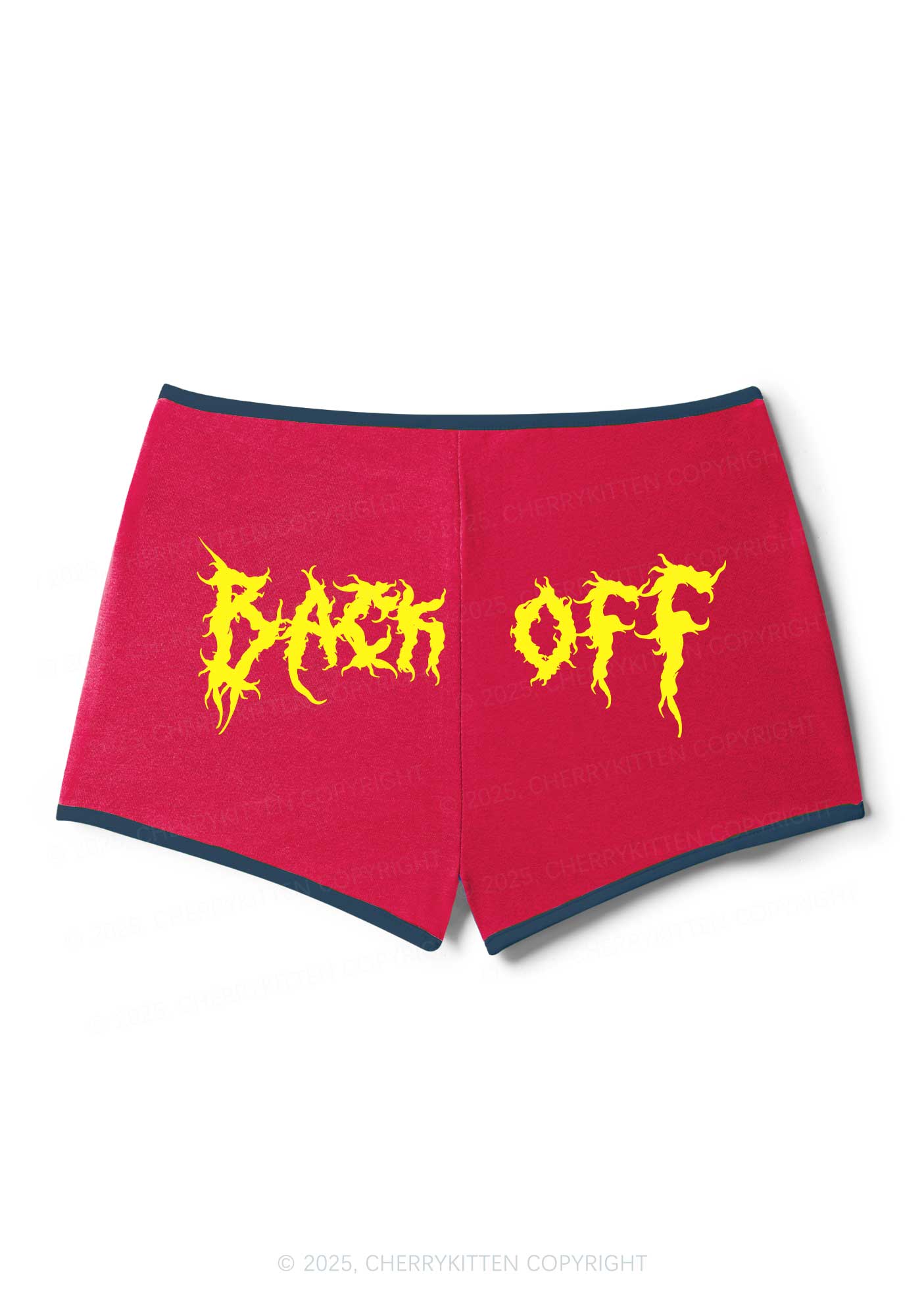 Back Off Y2K Booty Shorts Cherrykitten - Image 2