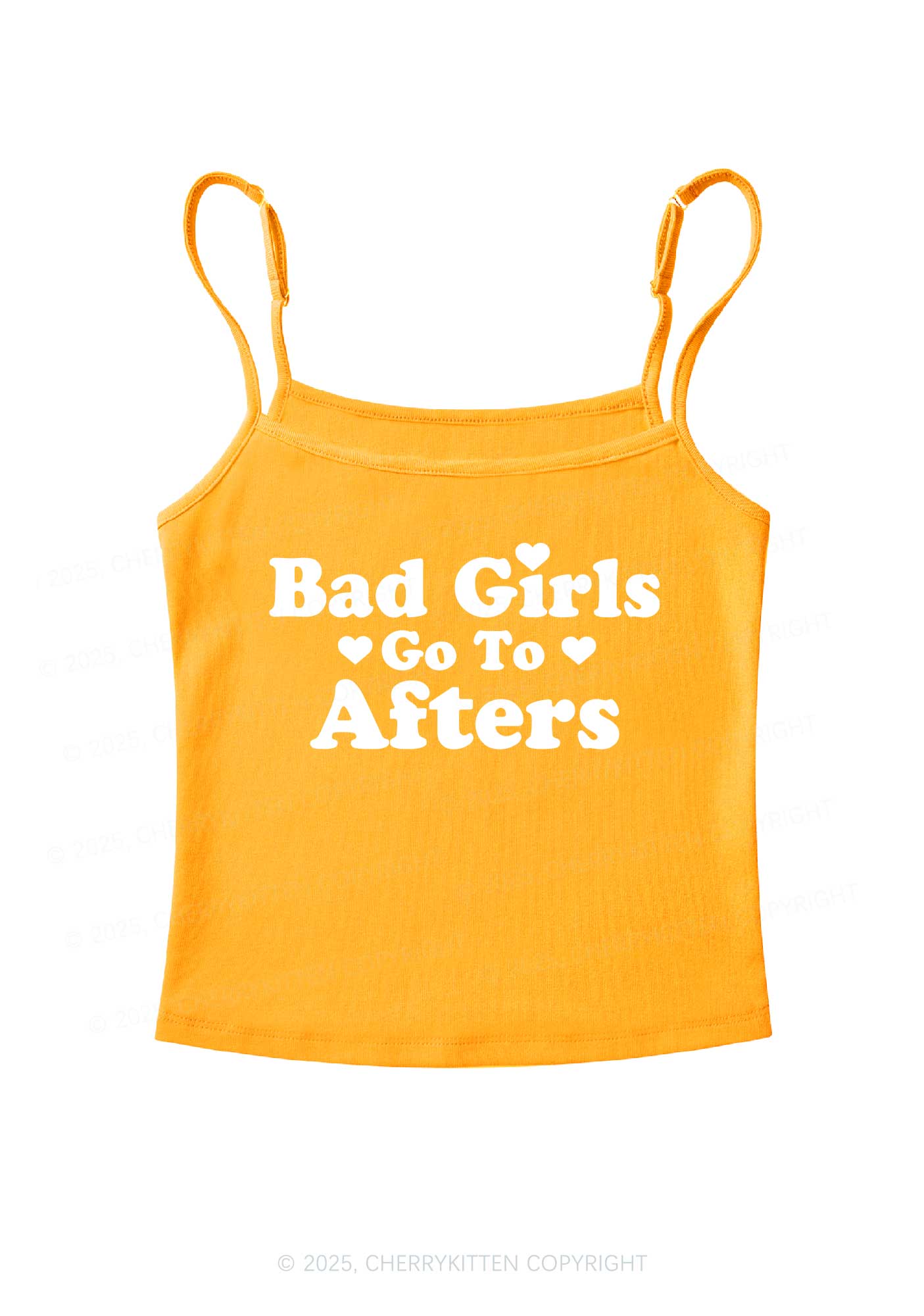 Bad Girls Go Afters Y2K Spaghetti Strap Cami Cherrykitten - Image 7