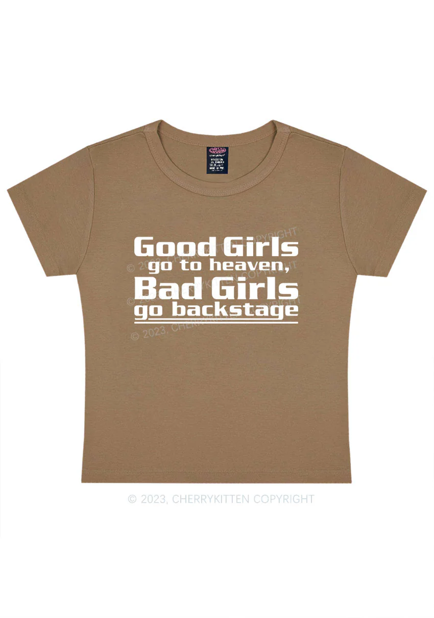 Bad Girls Go Backstage Y2K Baby Tee Cherrykitten - Image 8