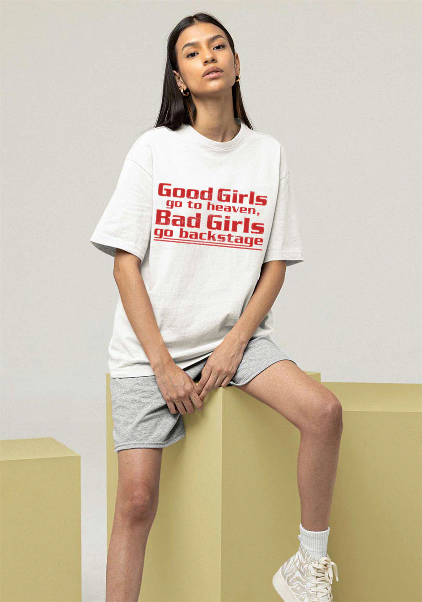 Bad Girls Go Backstage Y2K Chunky Shirt Cherrykitten - Image 2