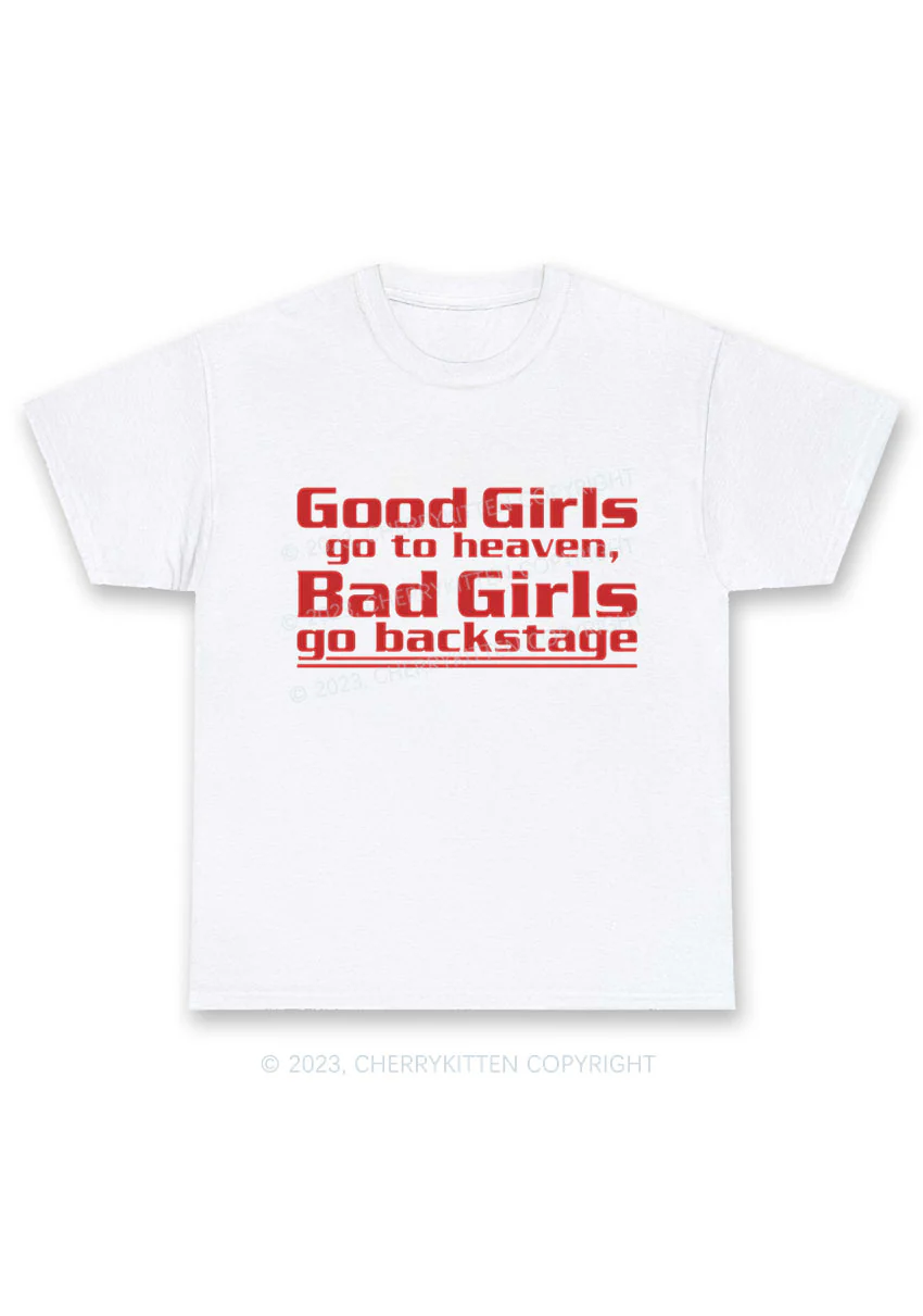 Bad Girls Go Backstage Y2K Chunky Shirt Cherrykitten - Image 4