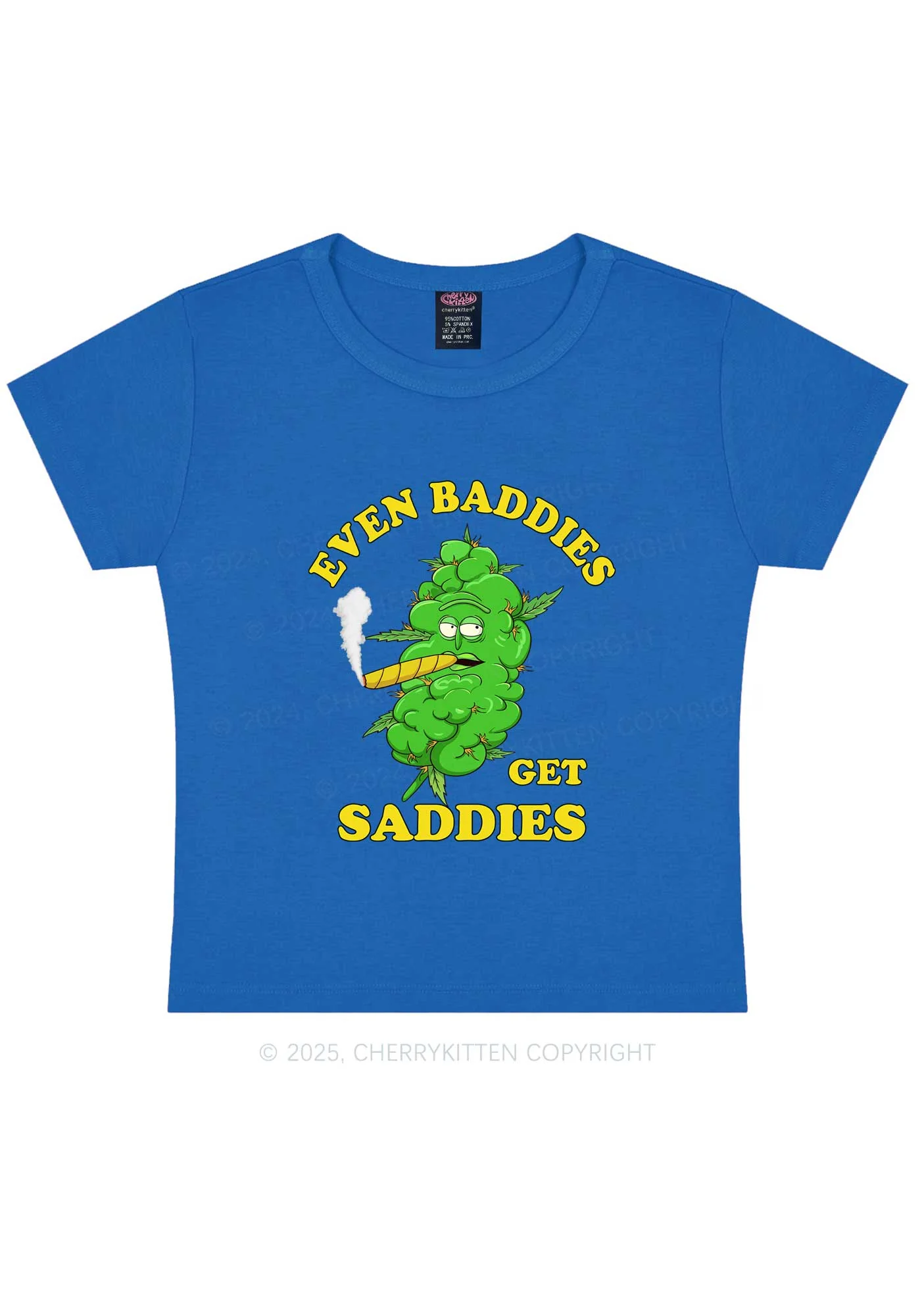 Baddie Smoker Y2K Baby Tee Cherrykitten - Image 8