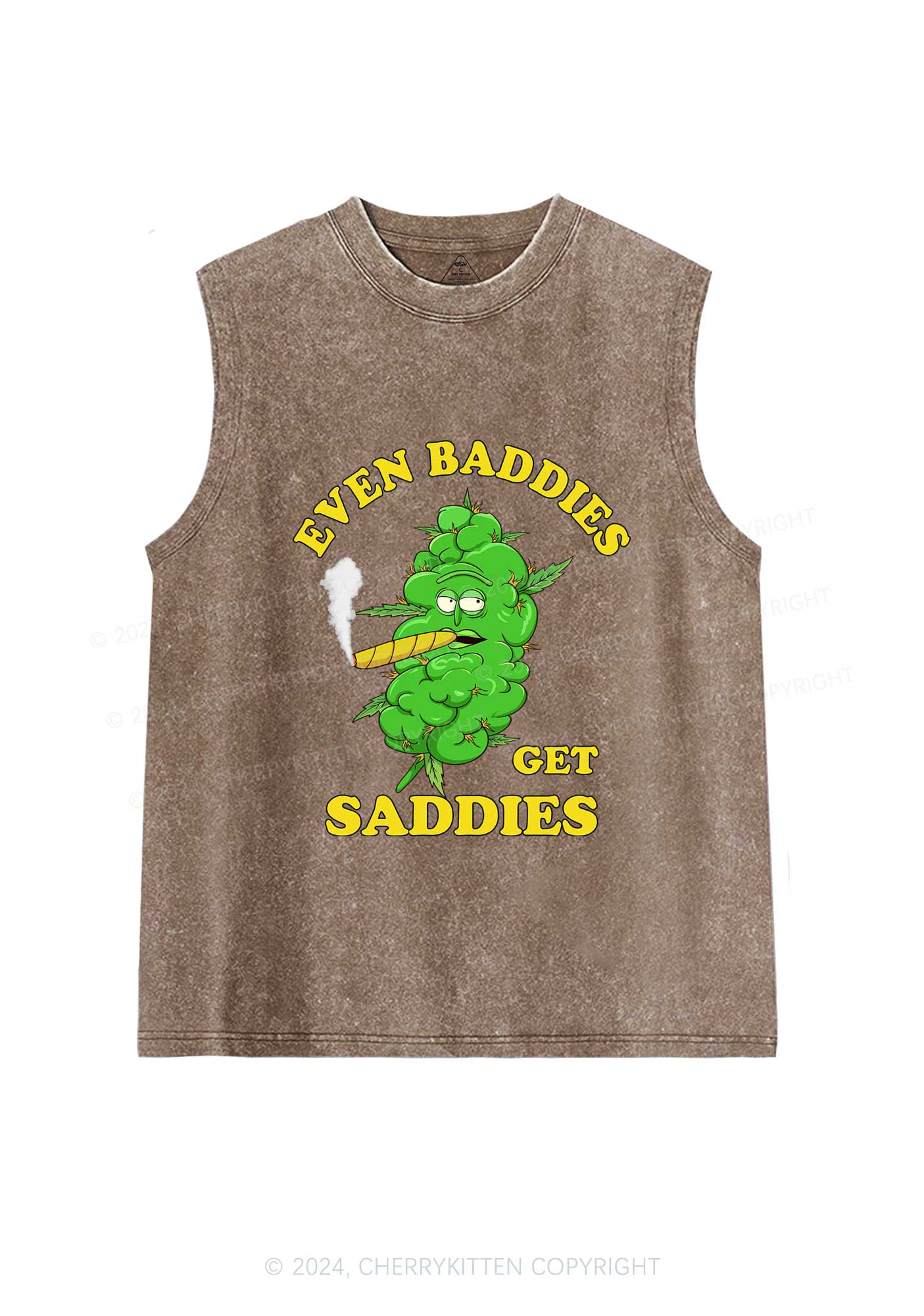 Baddie Smoker Y2K Washed Tank Cherrykitten - Image 6