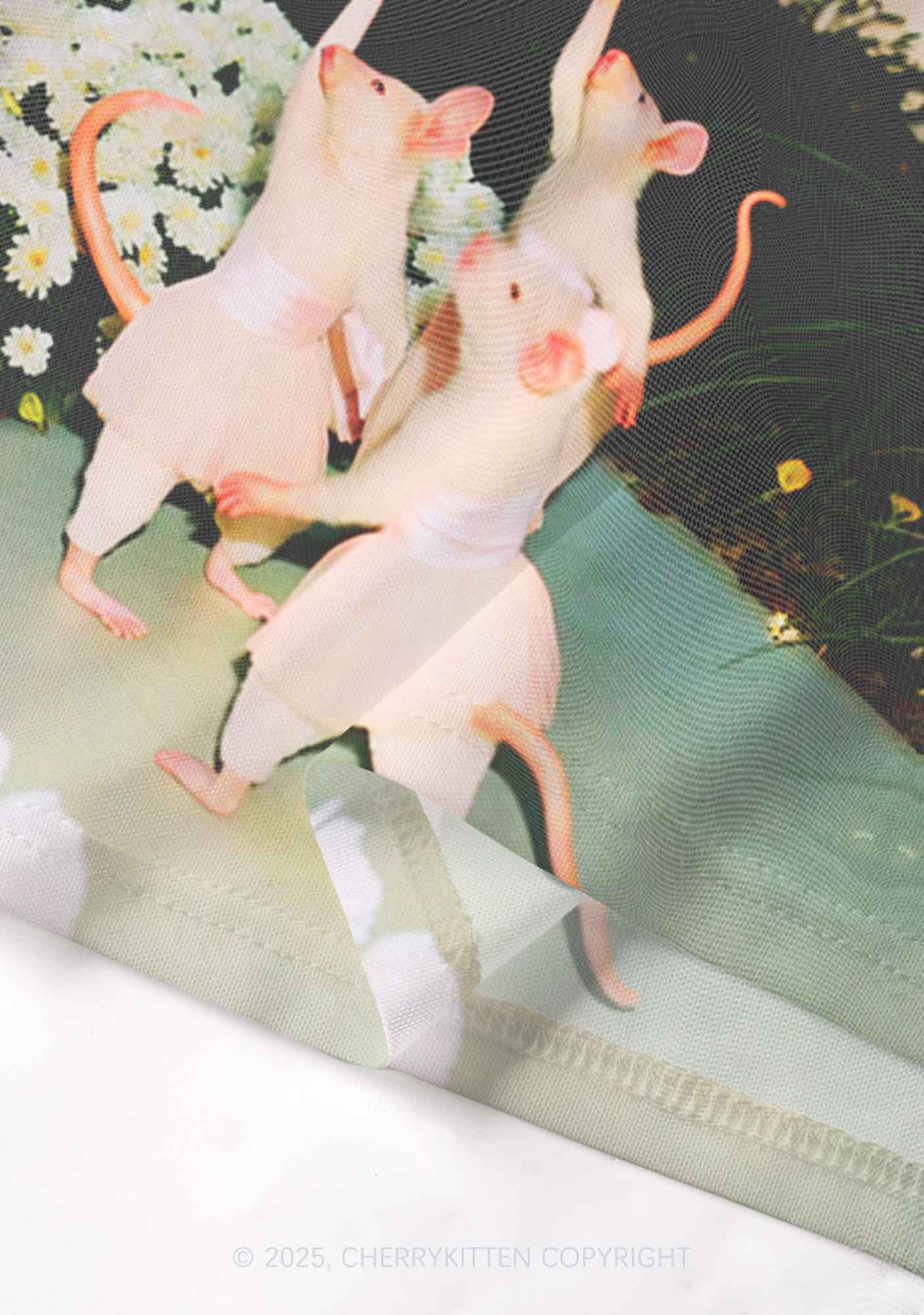Ballet Rats Y2K Mesh Cami Tank Cherrykitten - Image 4