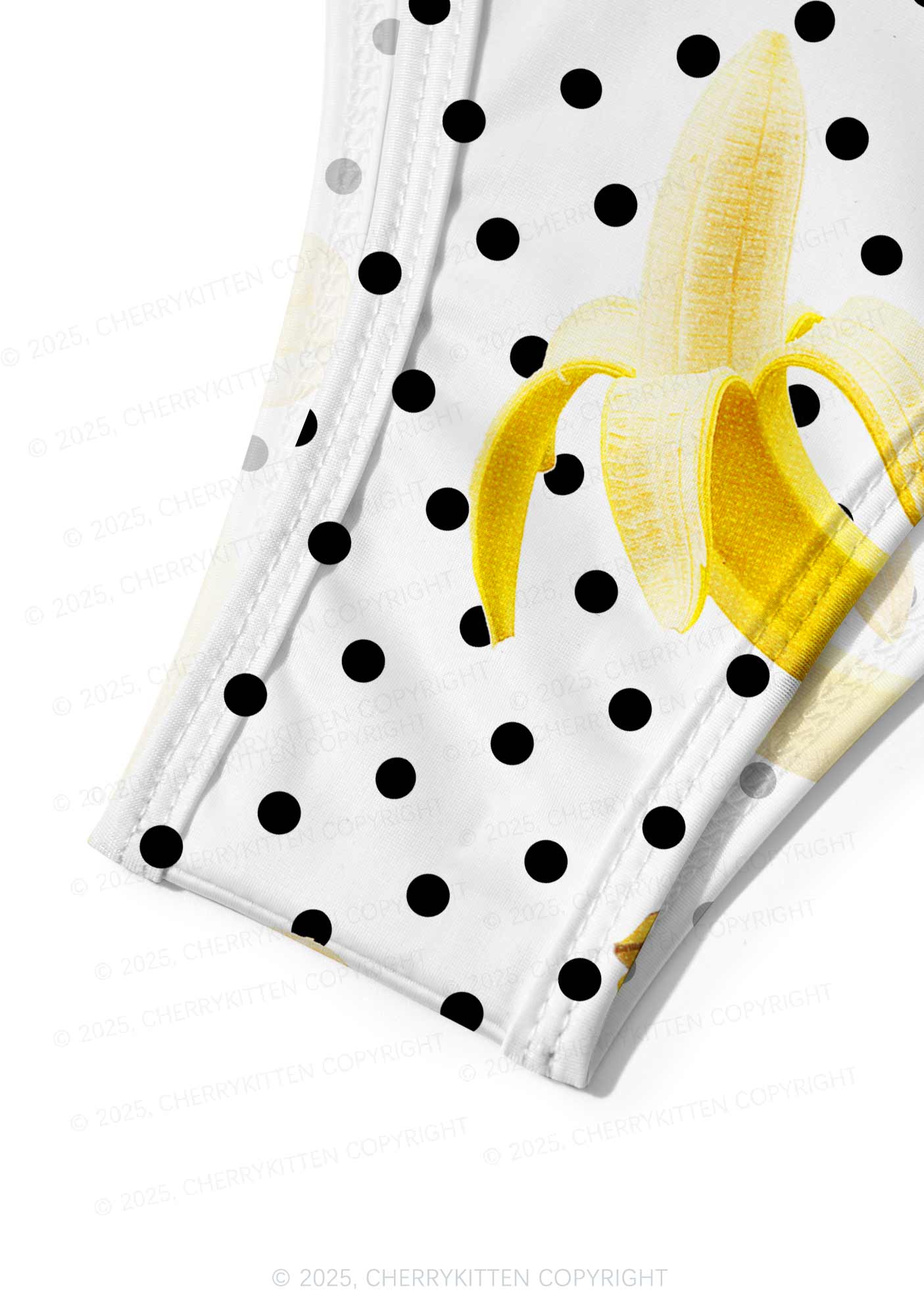 Banana Dots Y2K Print Bikini Set Cherrykitten - Image 3