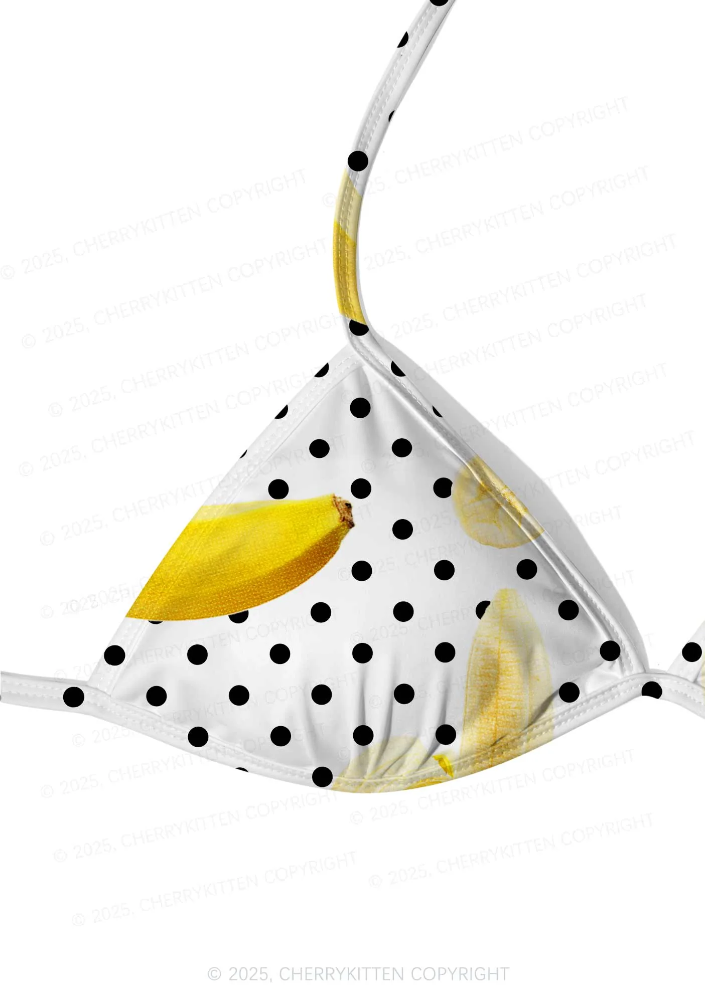 Banana Dots Y2K Print Bikini Set Cherrykitten - Image 5