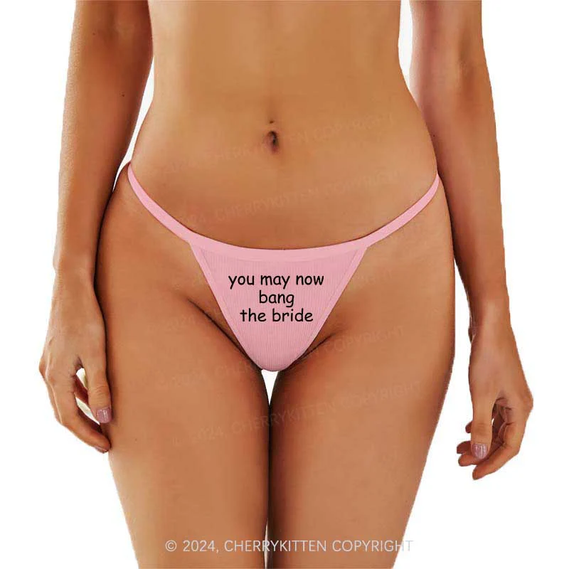 Bang The Bride Y2K Flat String Thong Cherrykitten - Image 3