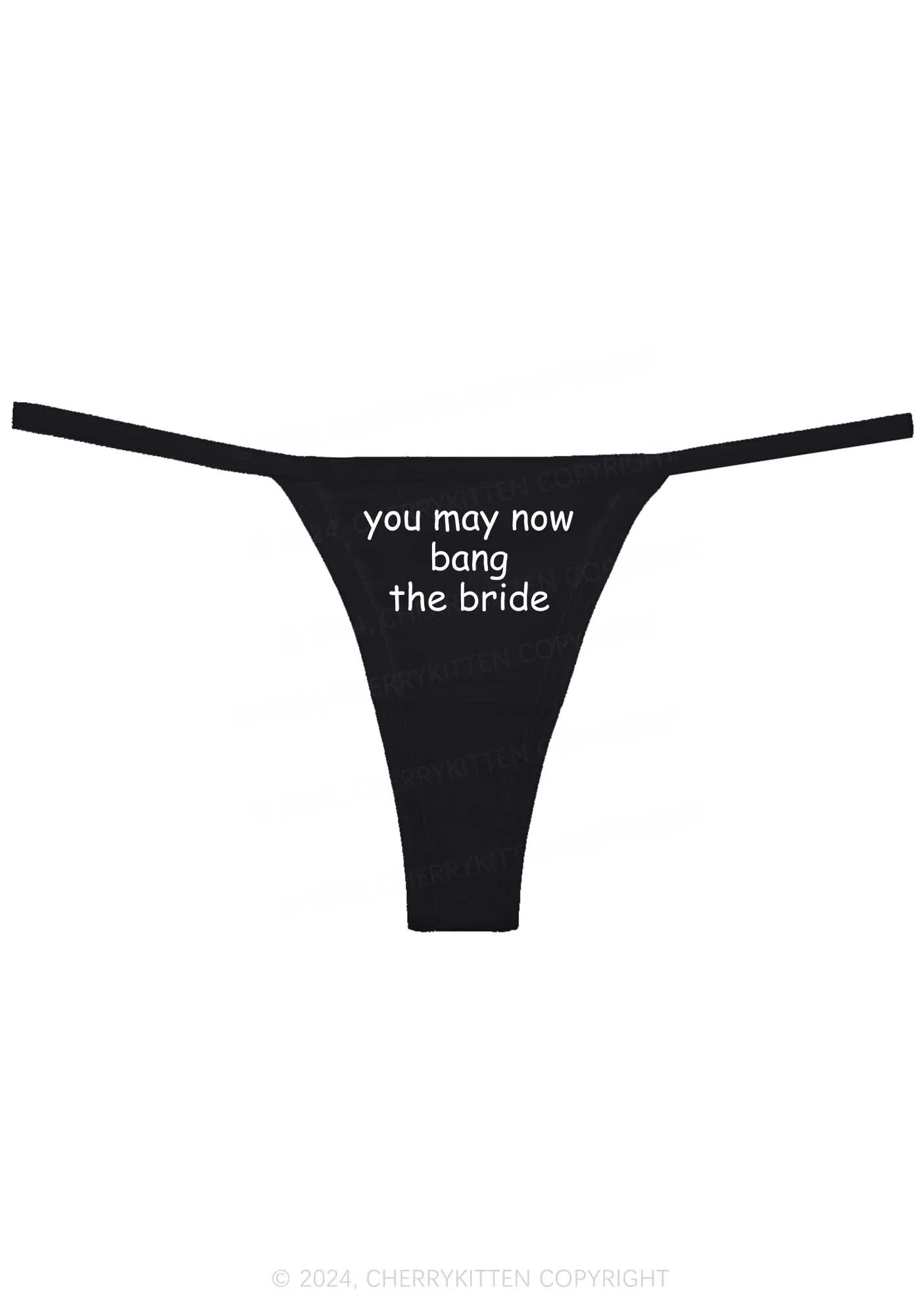 Bang The Bride Y2K Flat String Thong Cherrykitten - Image 4