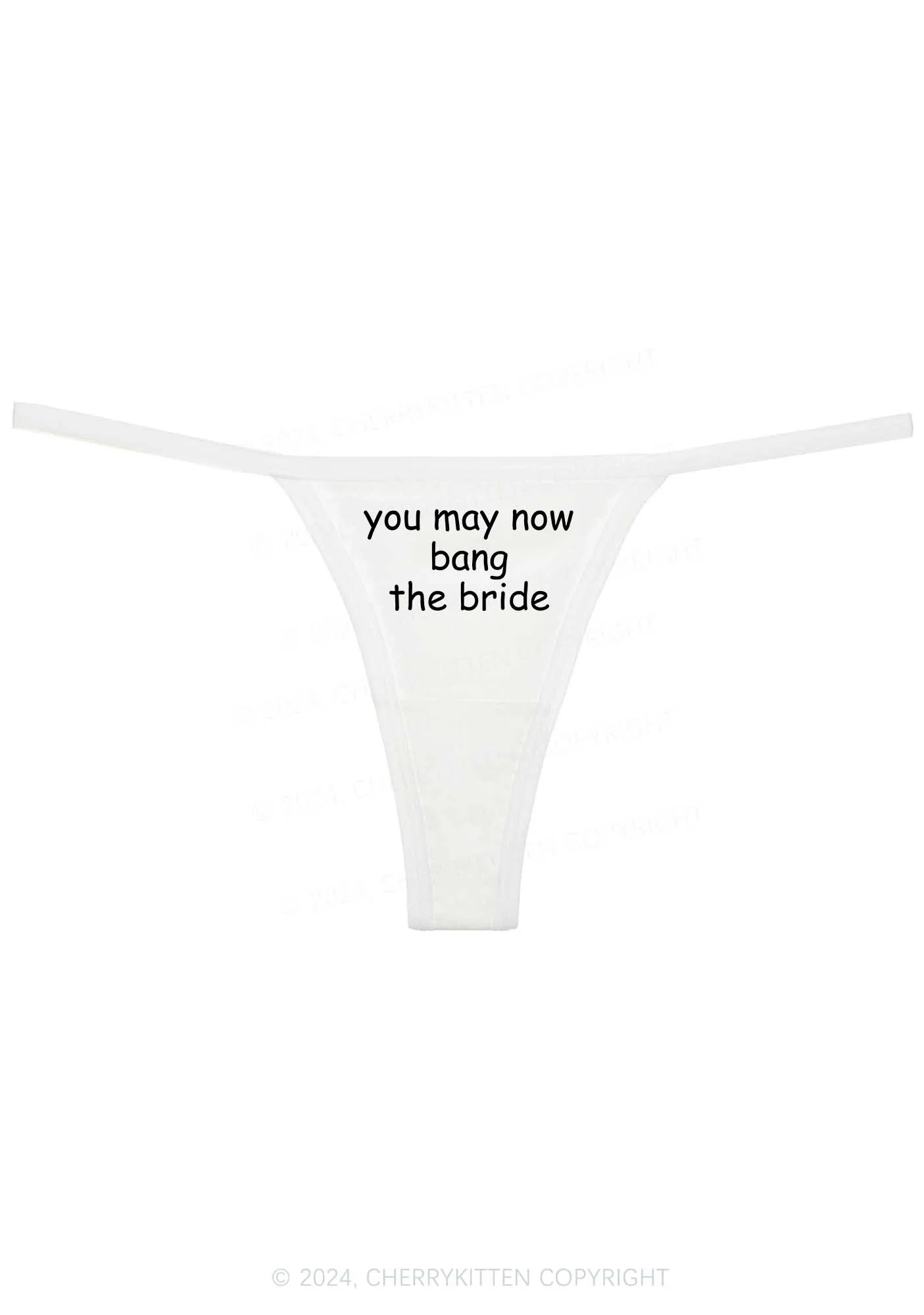 Bang The Bride Y2K Flat String Thong Cherrykitten - Image 6