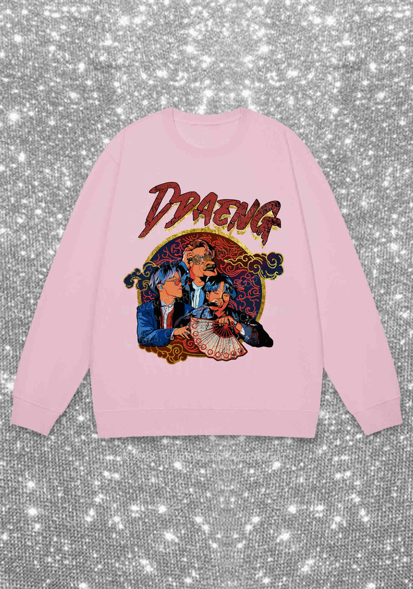 Bangtan Ddaeng Kpop Y2K Sweatshirt Cherrykitten - Image 4