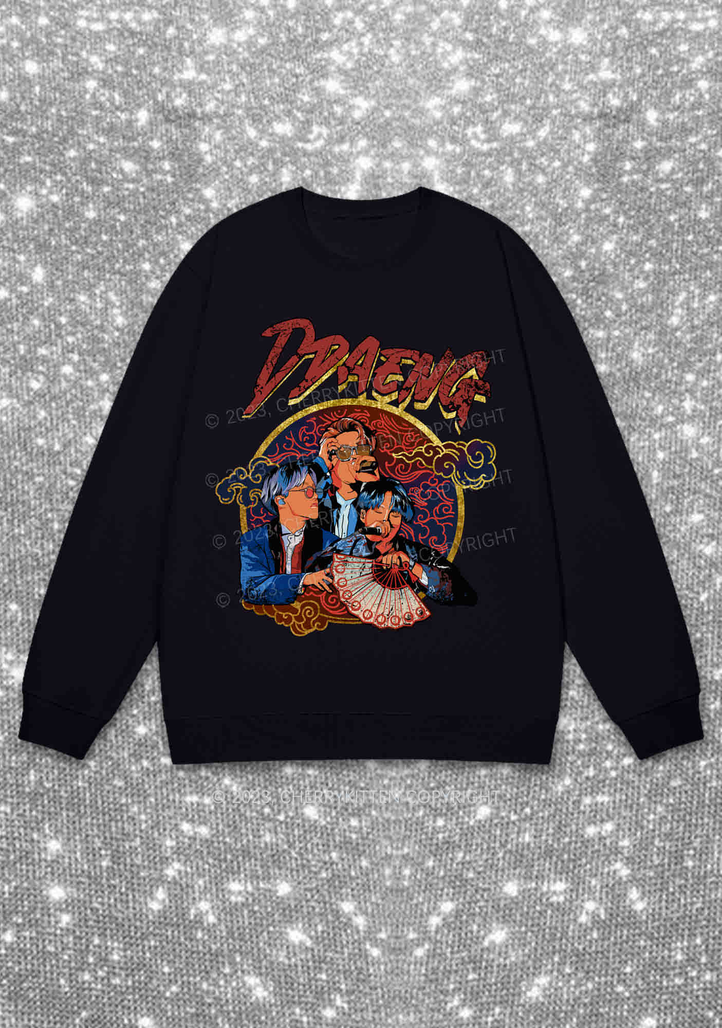 Bangtan Ddaeng Kpop Y2K Sweatshirt Cherrykitten - Image 5
