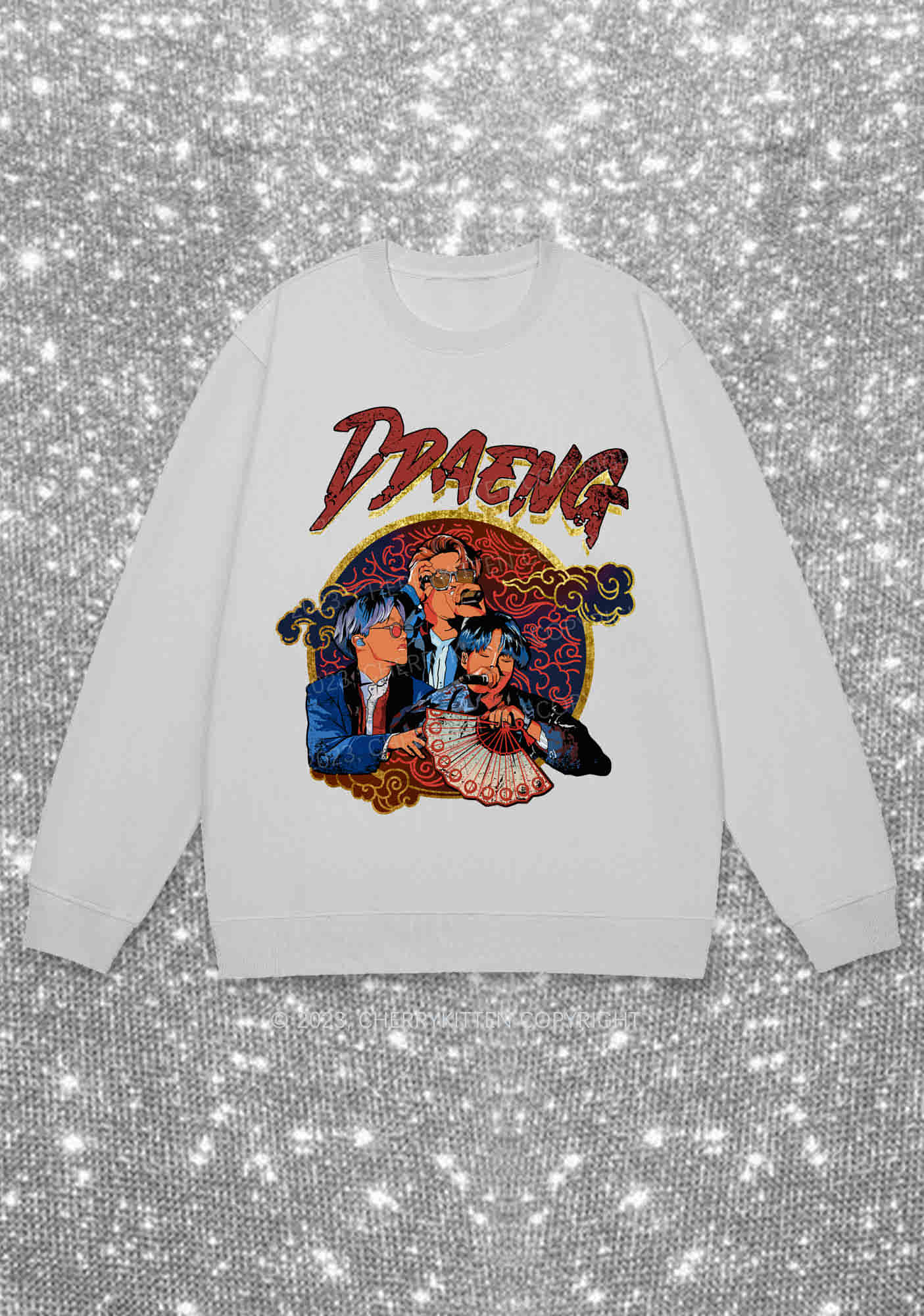 Bangtan Ddaeng Kpop Y2K Sweatshirt Cherrykitten - Image 6
