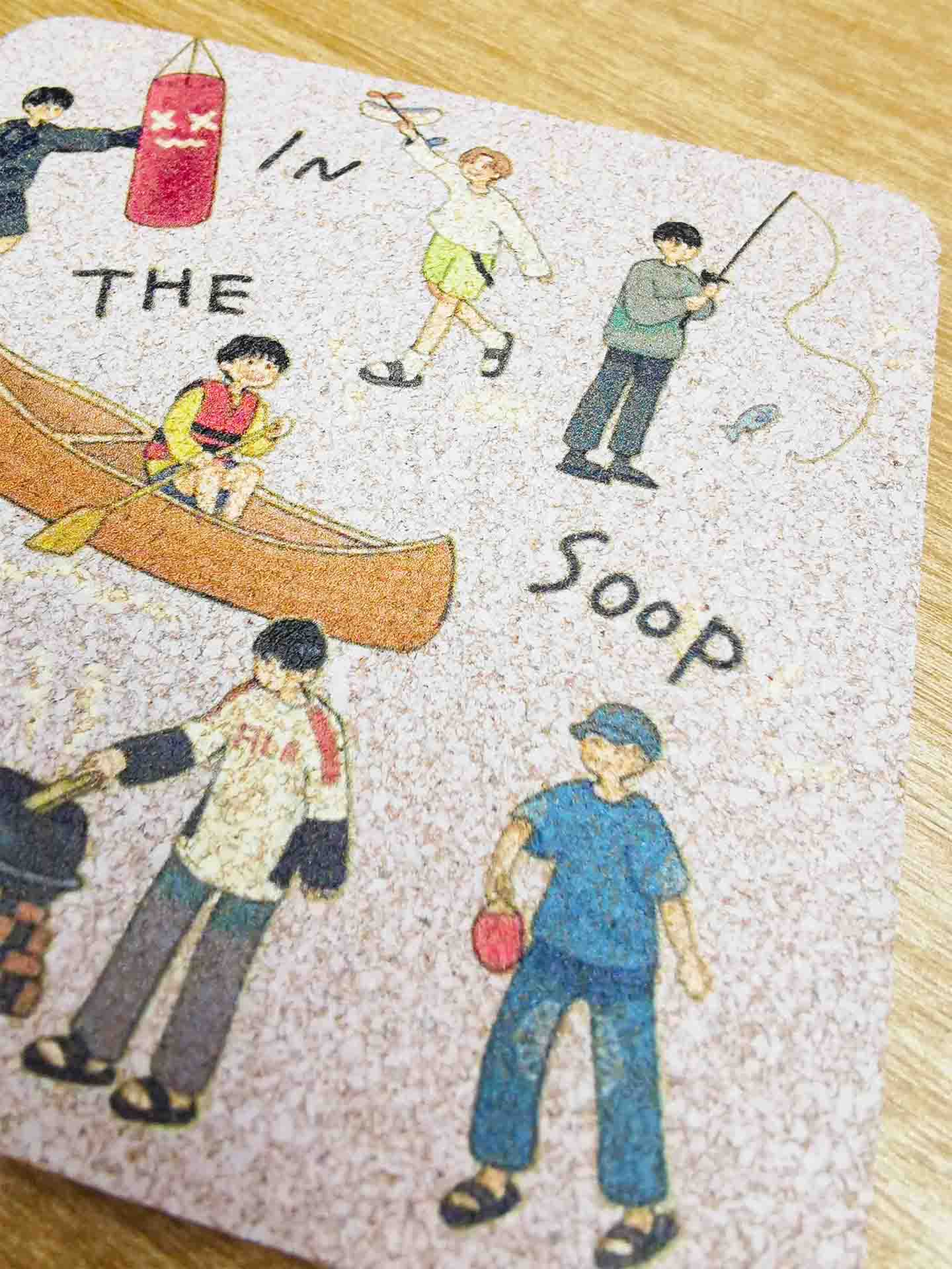 Bangtan Kpop Y2K Cork Coaster Cherrykitten - Image 5