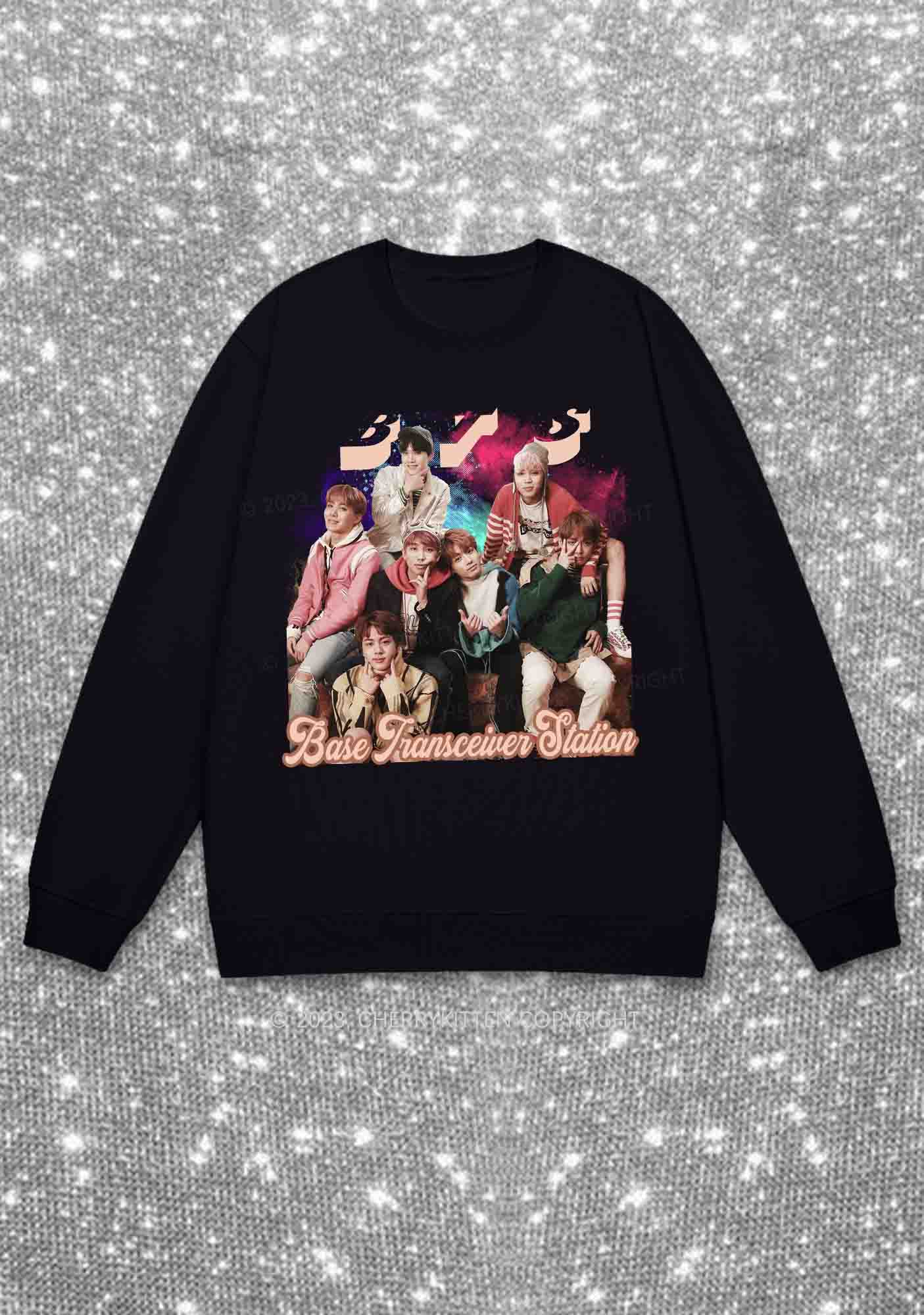 Bangtan Meaning Kpop Y2K Sweatshirt Cherrykitten - Image 3