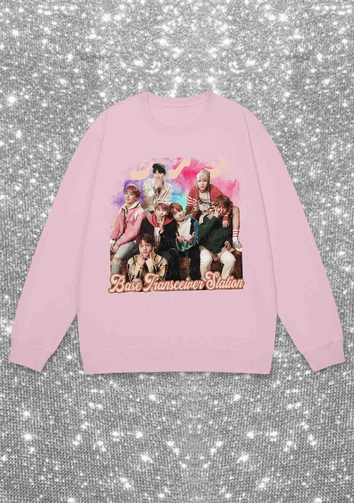 Bangtan Meaning Kpop Y2K Sweatshirt Cherrykitten - Image 5