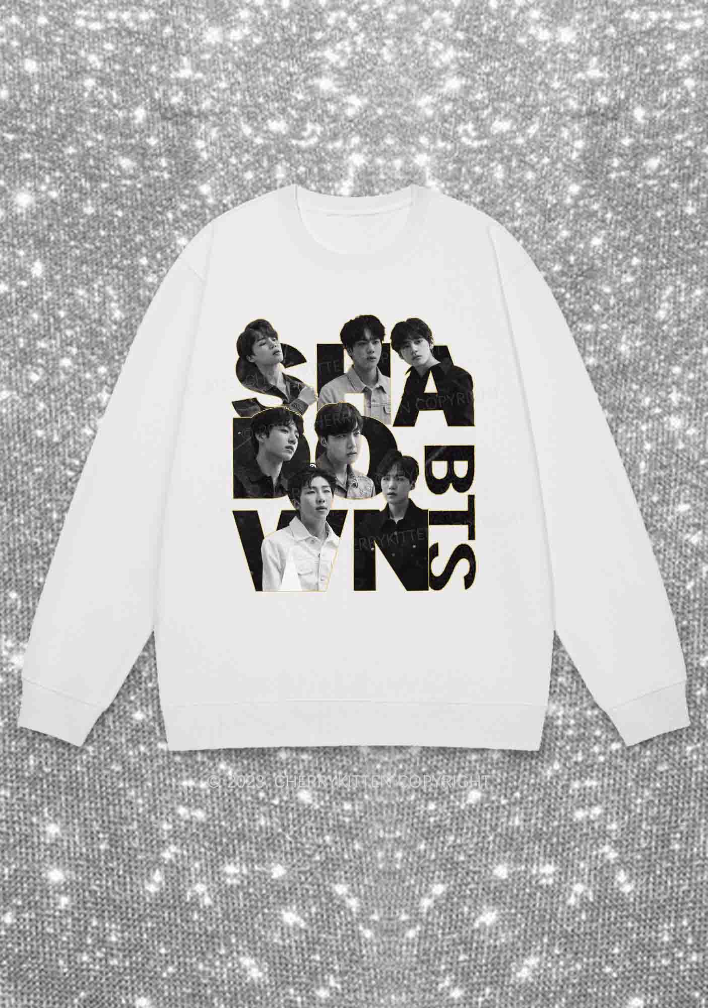 Bangtan Members Kpop Y2K Sweatshirt Cherrykitten - Image 3