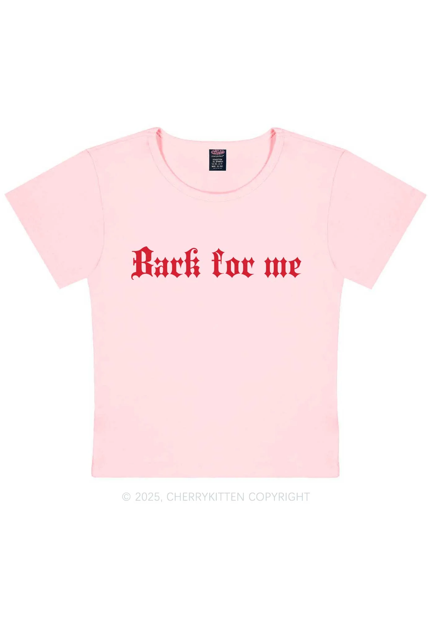 Bark For Me Y2K Baby Tee Cherrykitten - Image 11