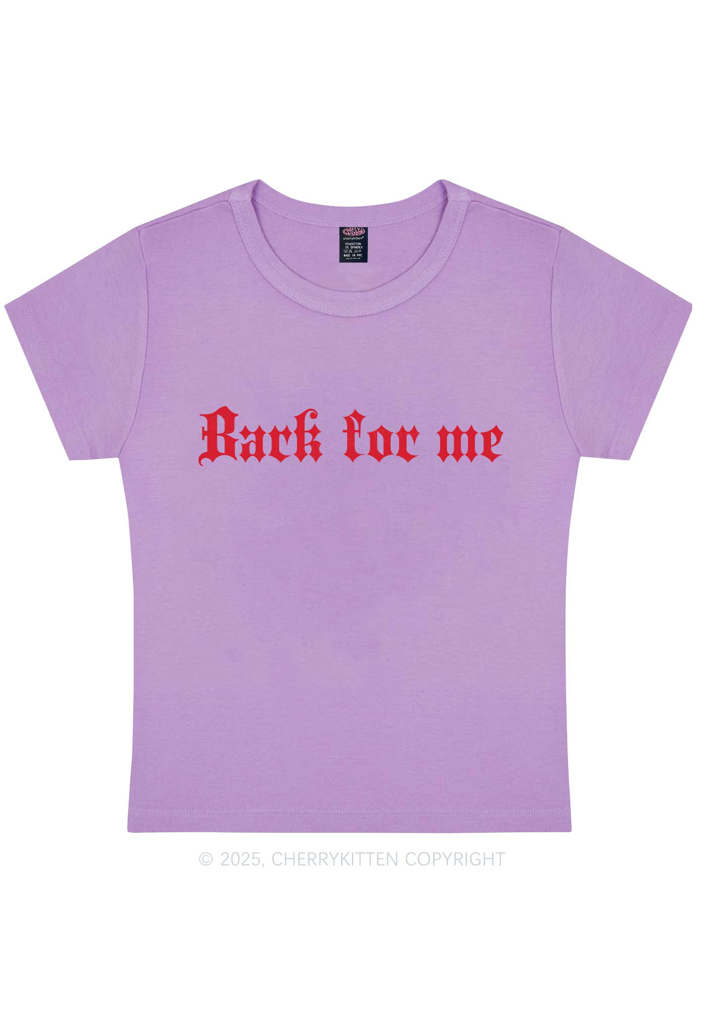 Bark For Me Y2K Baby Tee Cherrykitten - Image 6