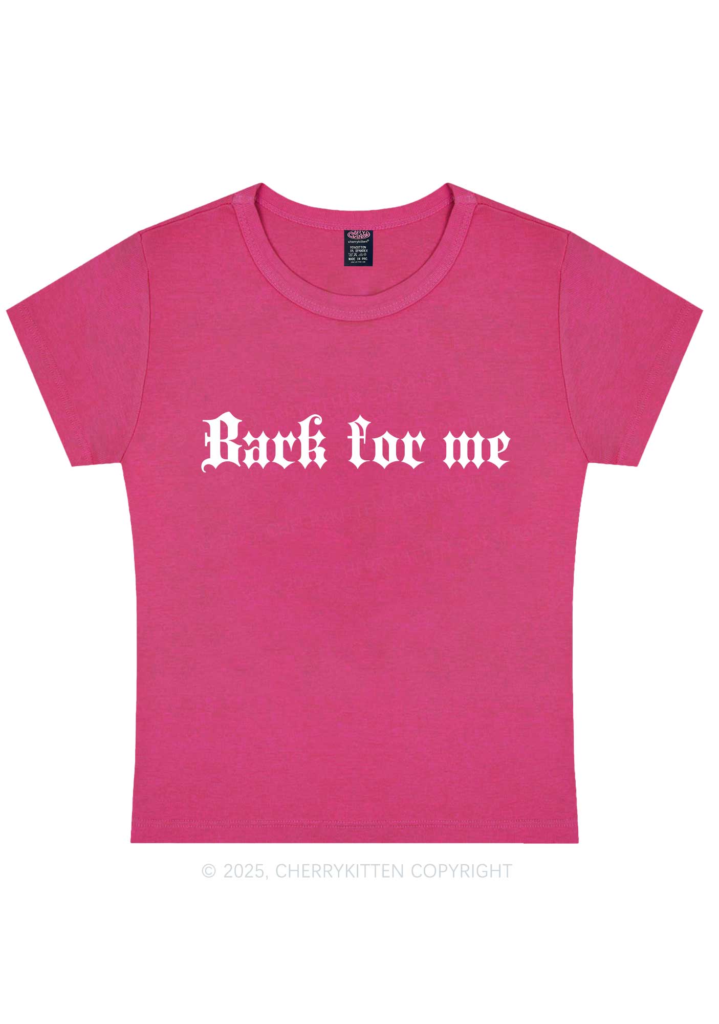Bark For Me Y2K Baby Tee Cherrykitten - Image 7