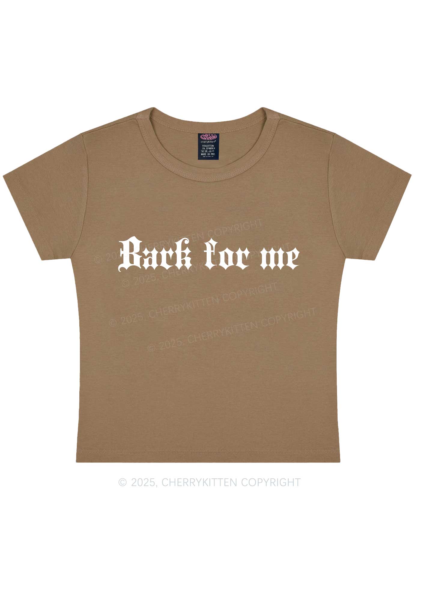 Bark For Me Y2K Baby Tee Cherrykitten - Image 9