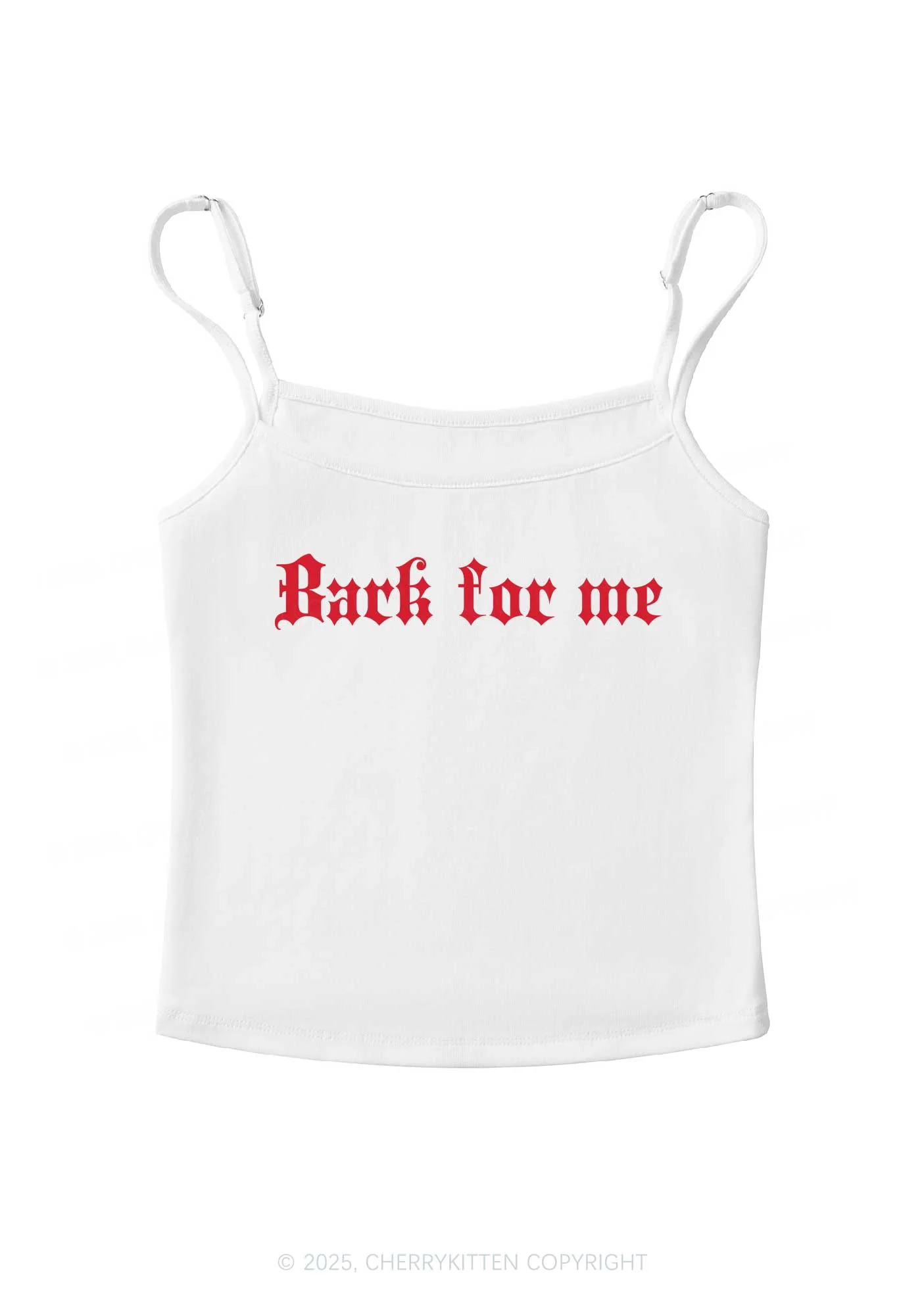 Bark For Me Y2K Spaghetti Strap Cami Cherrykitten - Image 4