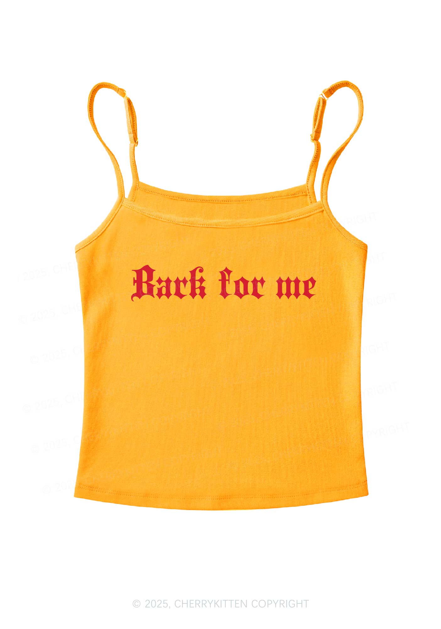 Bark For Me Y2K Spaghetti Strap Cami Cherrykitten - Image 5