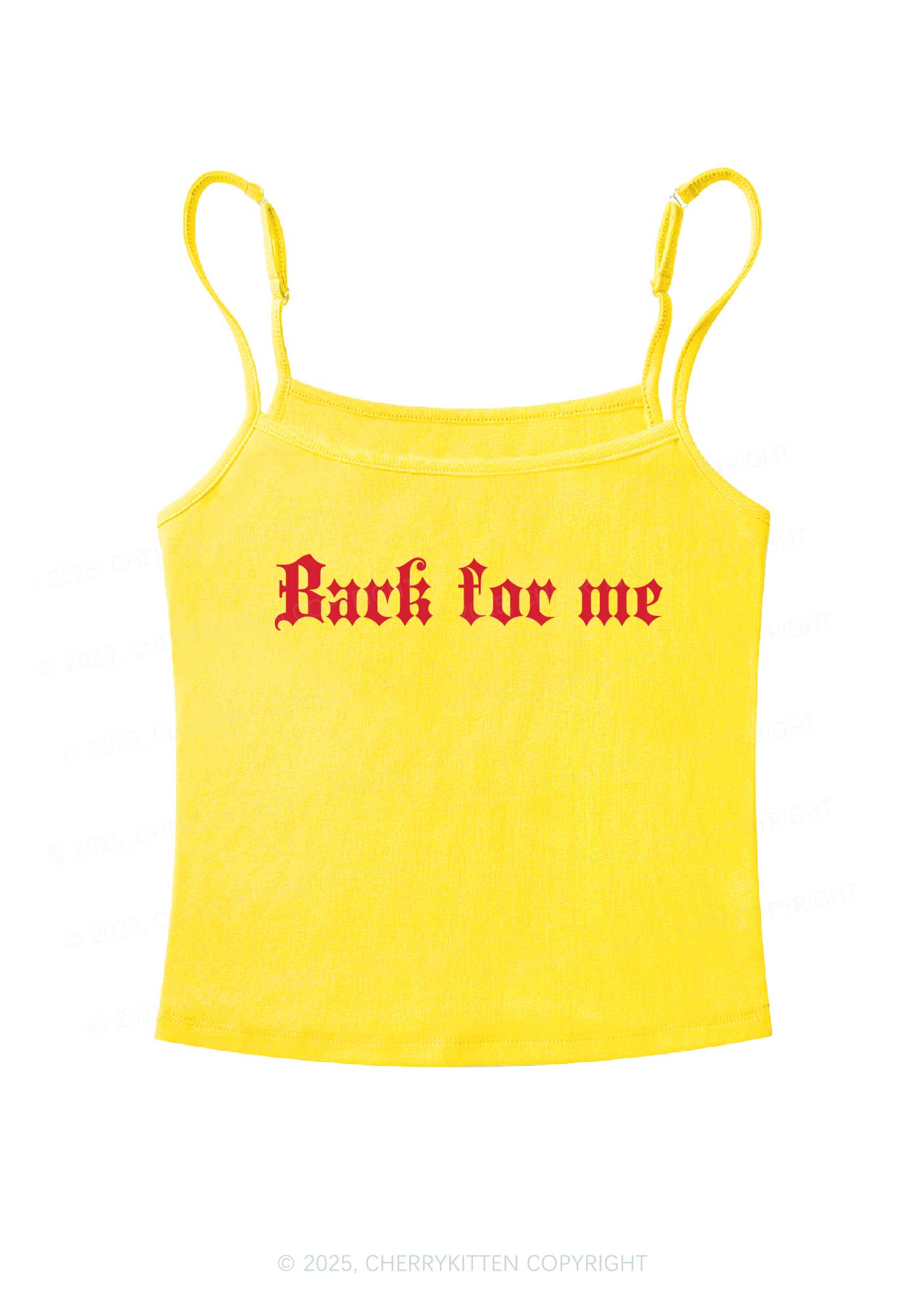 Bark For Me Y2K Spaghetti Strap Cami Cherrykitten - Image 6