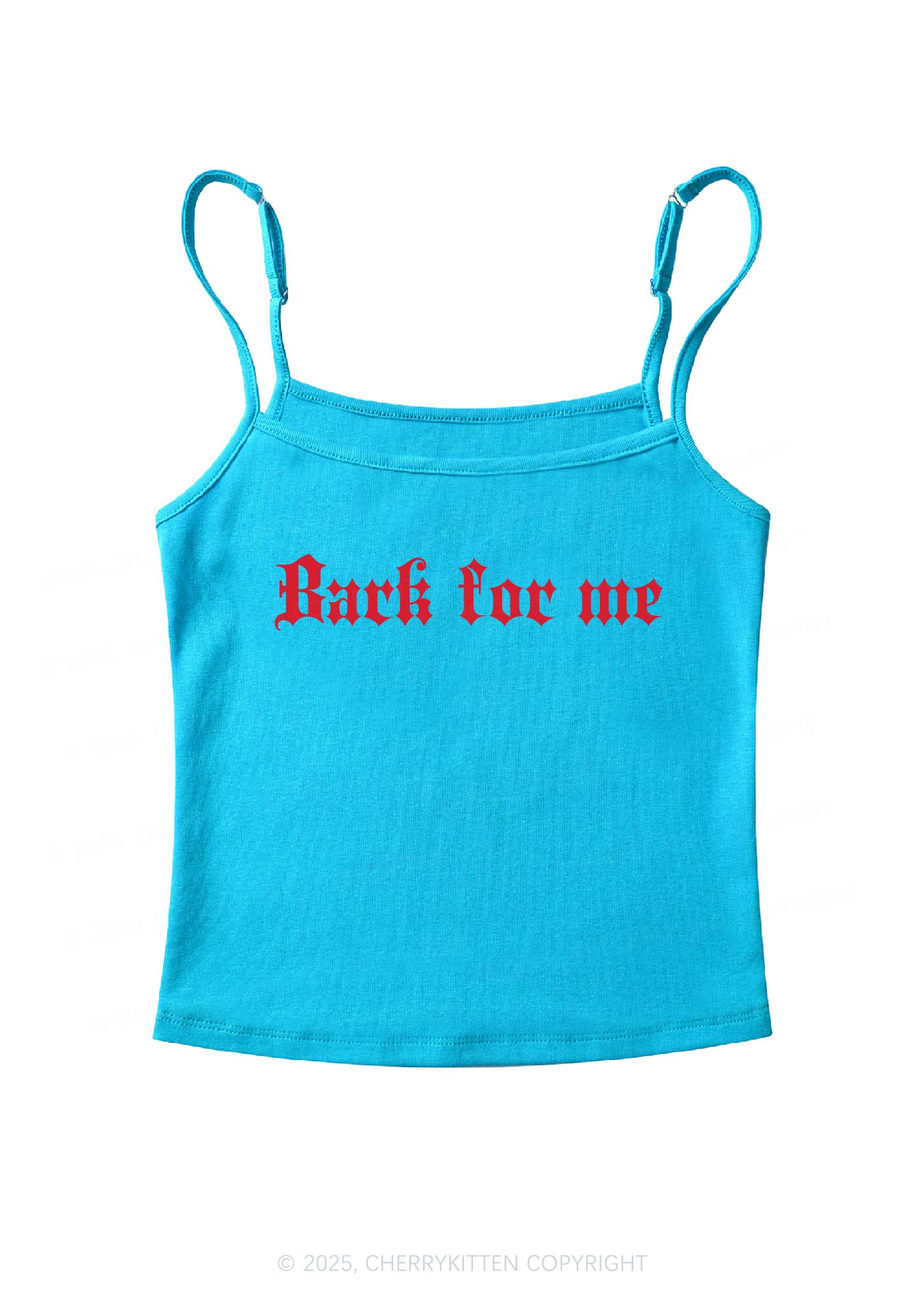 Bark For Me Y2K Spaghetti Strap Cami Cherrykitten - Image 7
