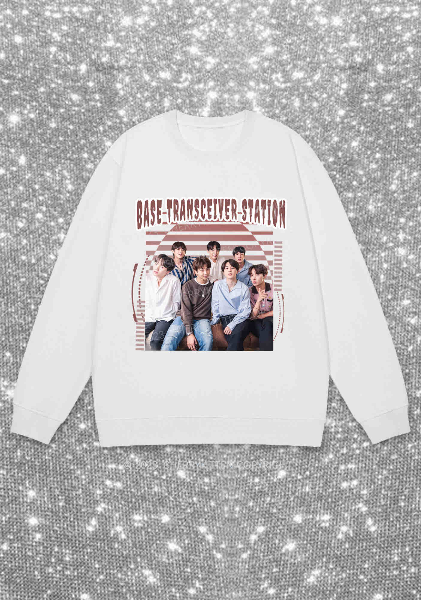 Base Transceiver Station Kpop Y2K Sweatshirt Cherrykitten - Image 3