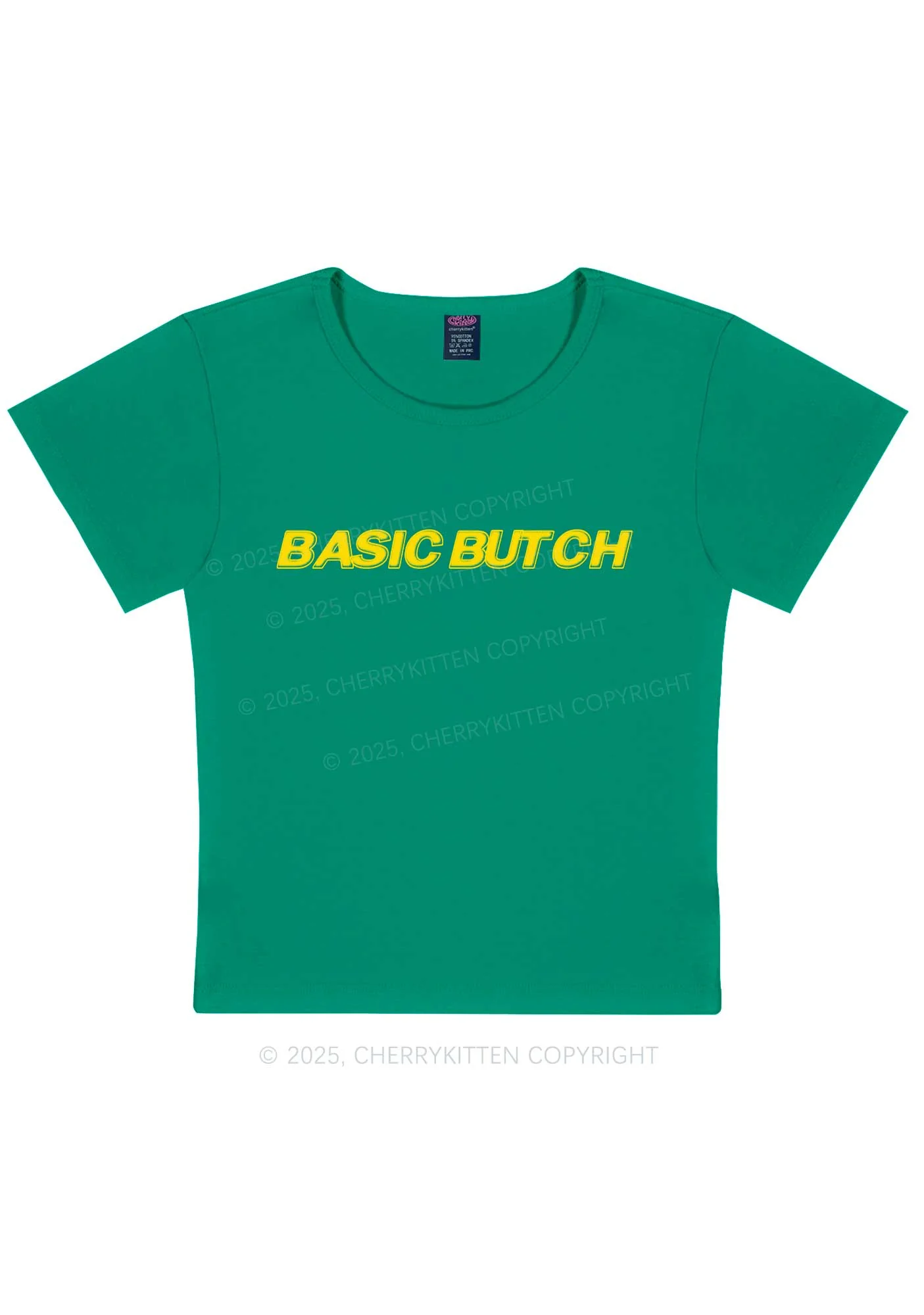 Basic Butch Y2K Baby Tee Cherrykitten - Image 12