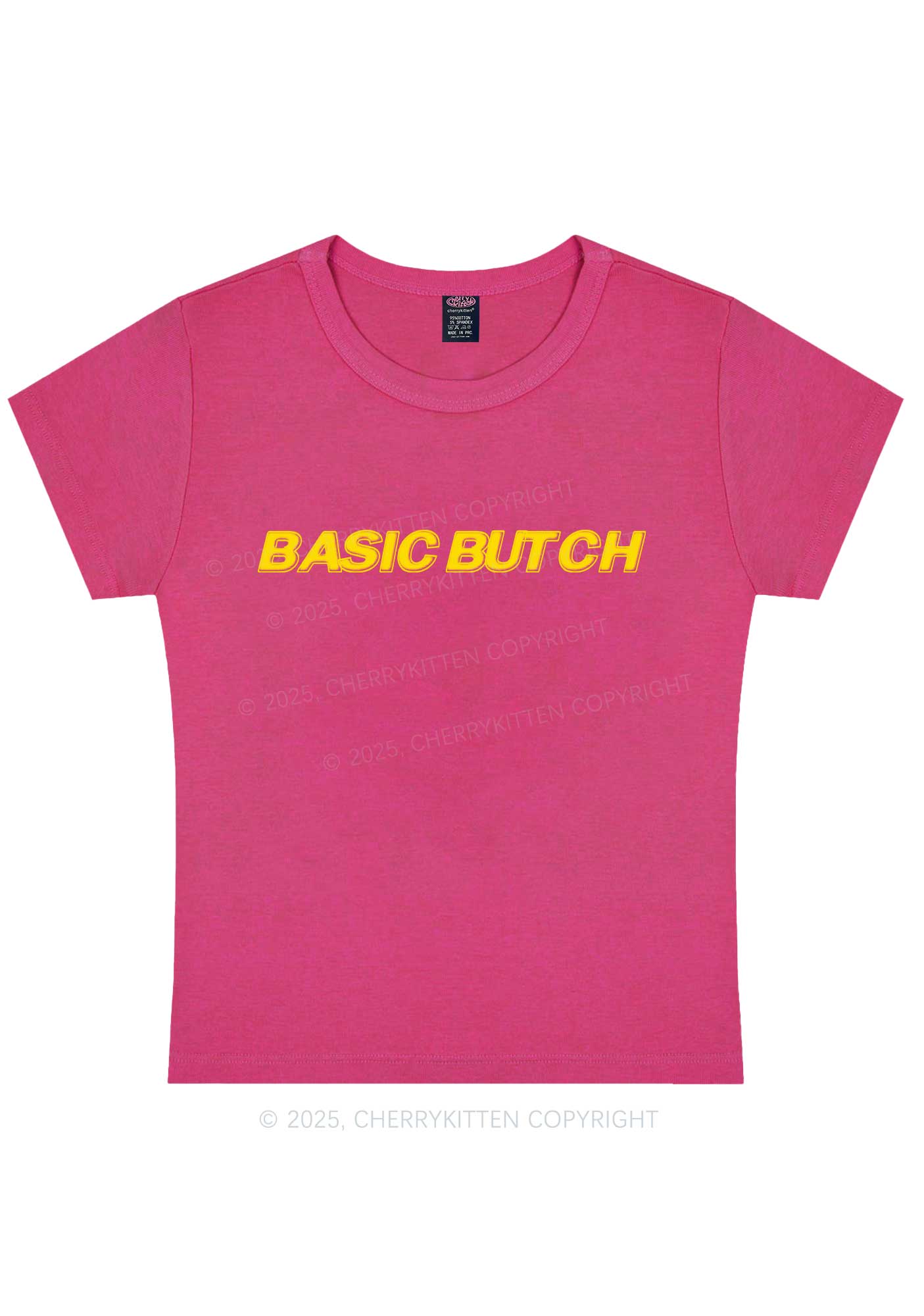 Basic Butch Y2K Baby Tee Cherrykitten - Image 9