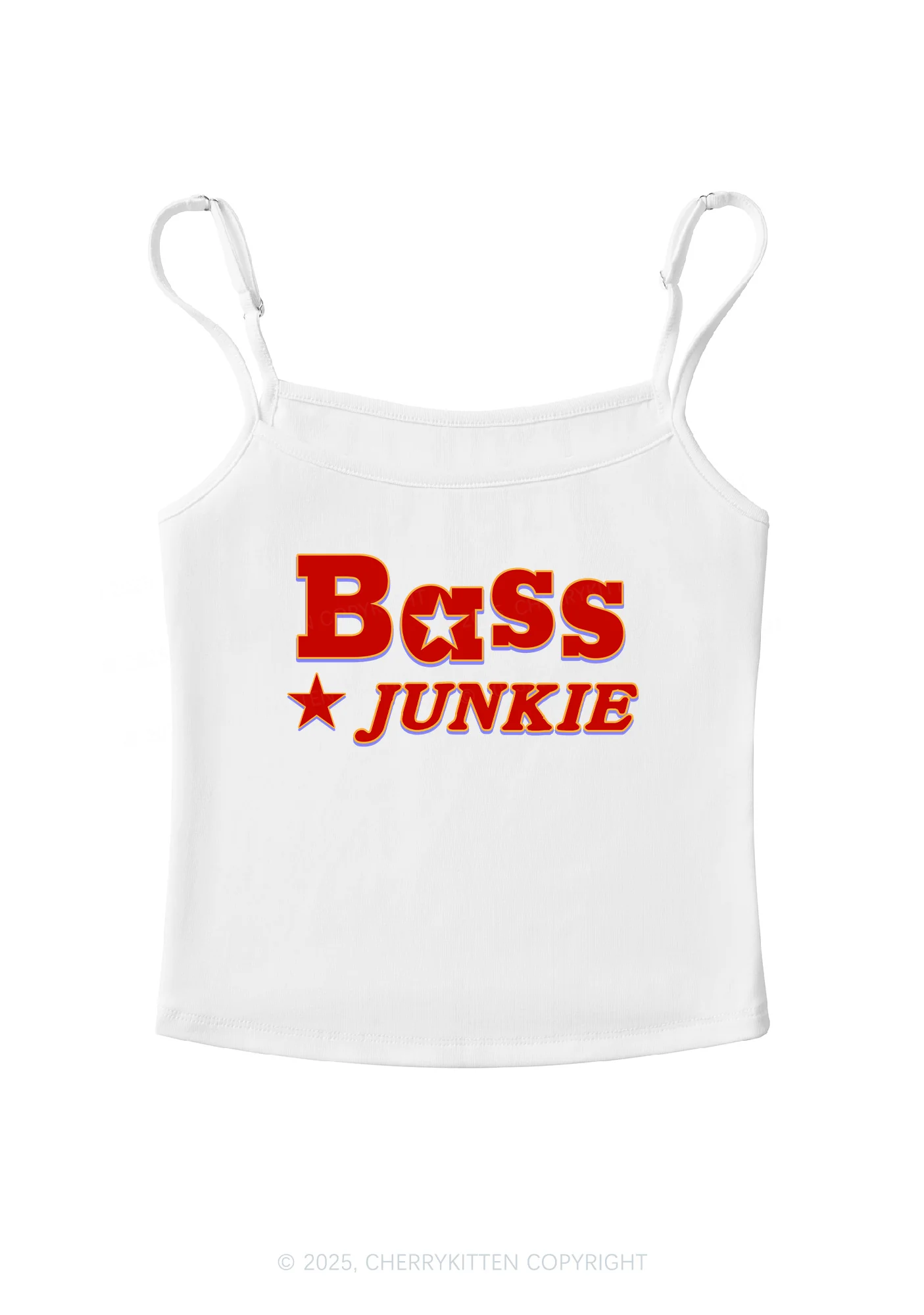 Bass Jxxkie Y2K Spaghetti Strap Cami Cherrykitten - Image 3