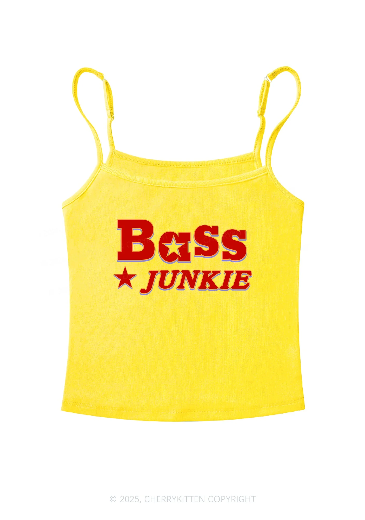 Bass Jxxkie Y2K Spaghetti Strap Cami Cherrykitten - Image 4