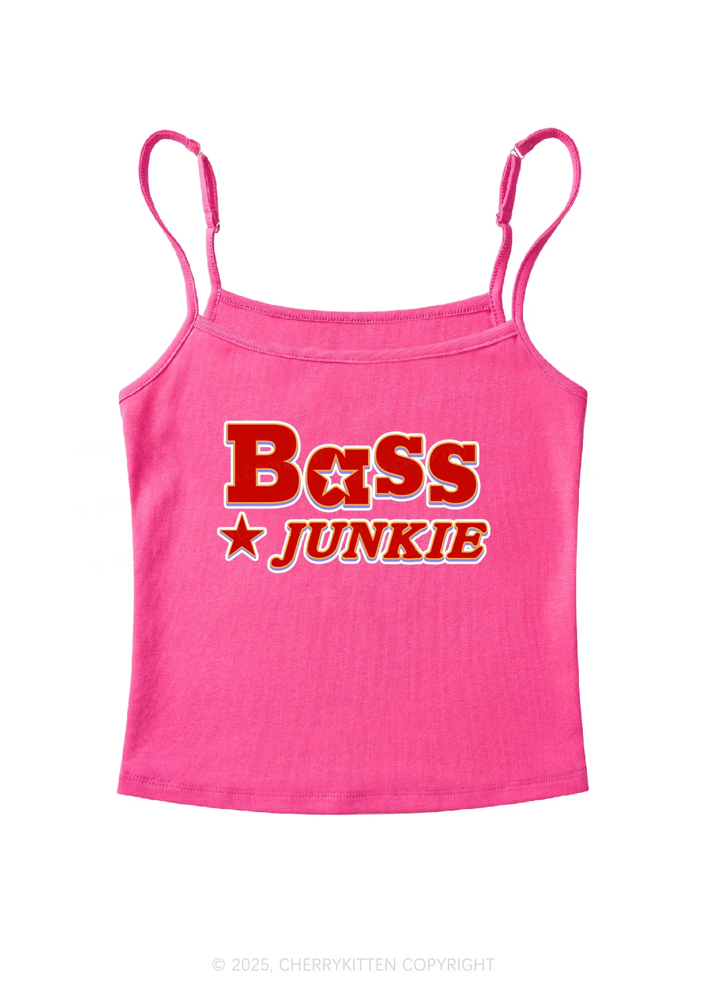 Bass Jxxkie Y2K Spaghetti Strap Cami Cherrykitten - Image 6
