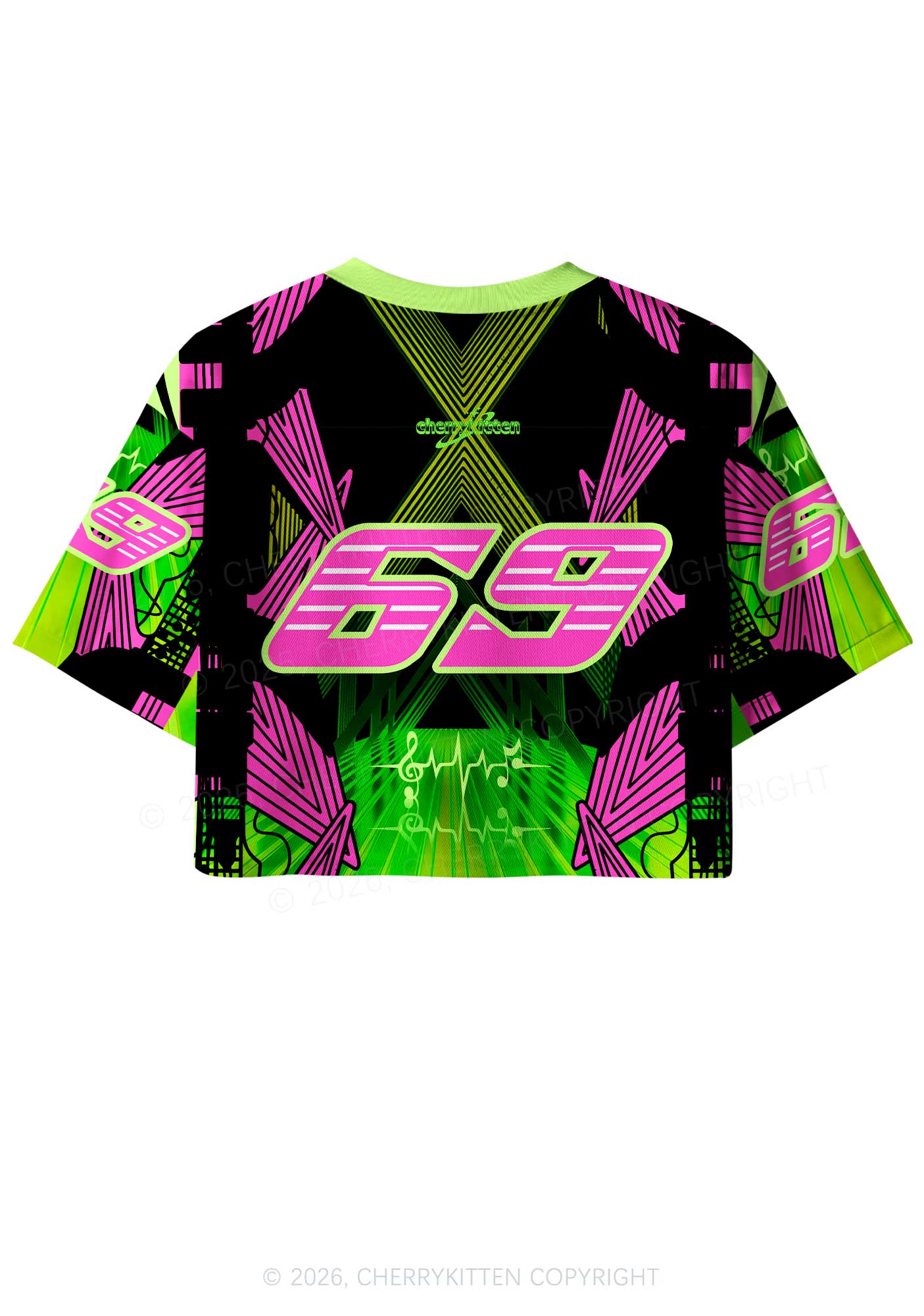 Bass Slxt Y2K Crop Sport Jersey Shirts Cherrykitten - Image 3