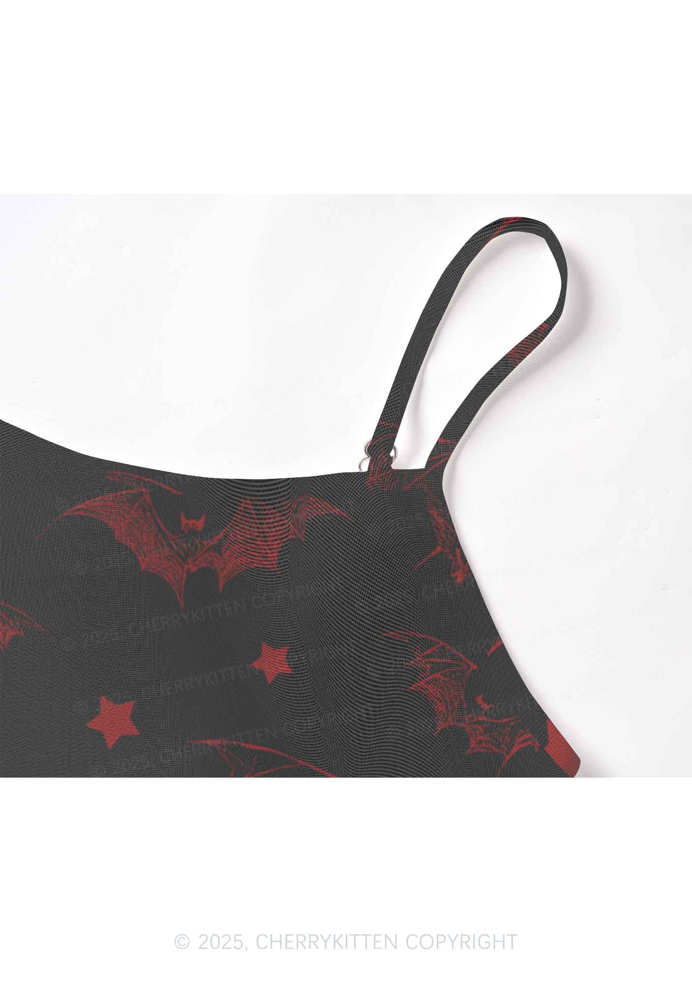Bat And Star Y2K Mesh Cami Tank Cherrykitten - Image 5
