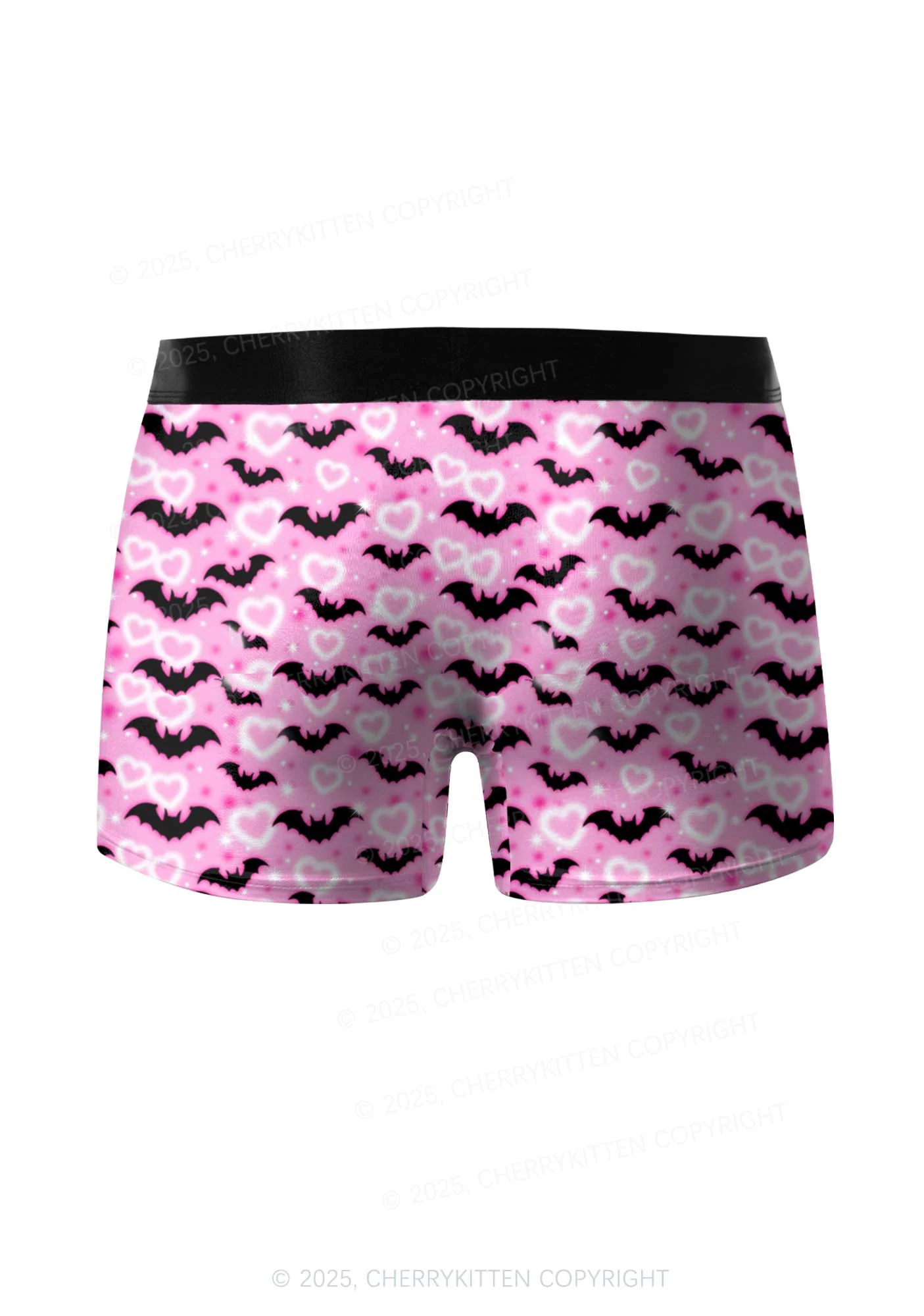 Bat Princess Valentine's Day Y2K Print Couples Boxer Briefs Set Cherrykitten - Image 3