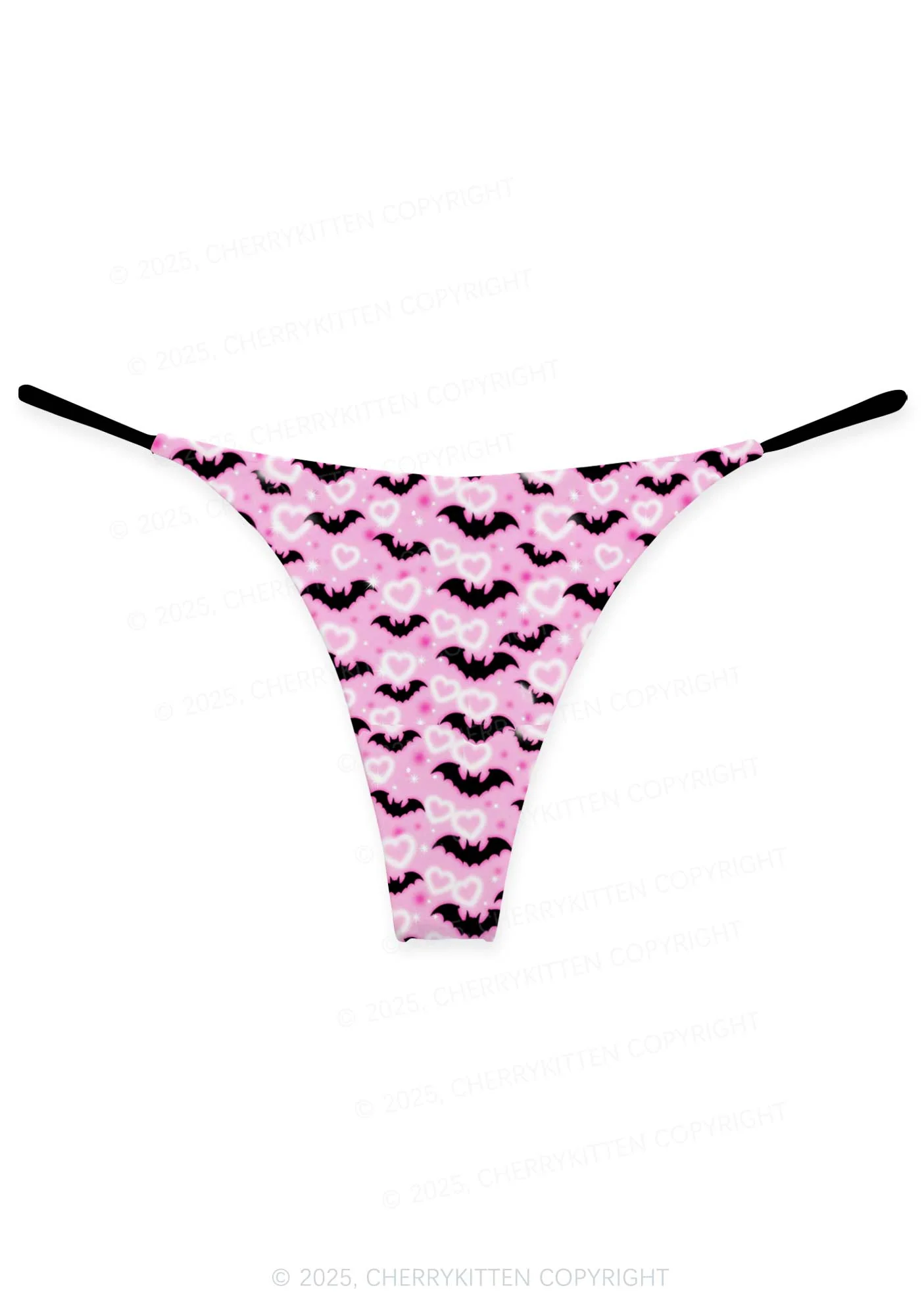 Bat Princess Valentine's Day Y2K Print Couples Boxer Thong Set Cherrykitten - Image 2
