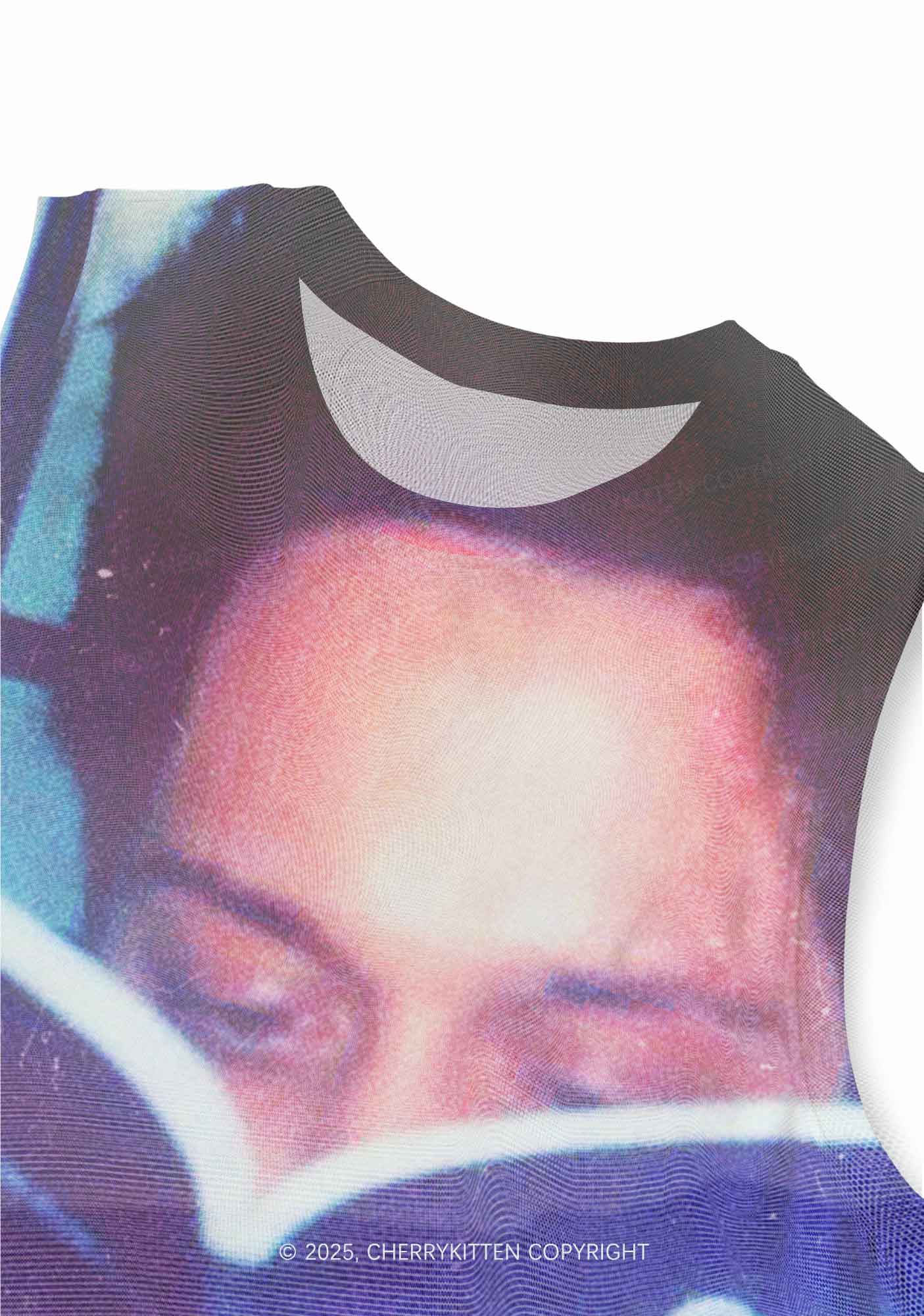 BDE Y2K Mesh Muscle Tank Cherrykitten - Image 2