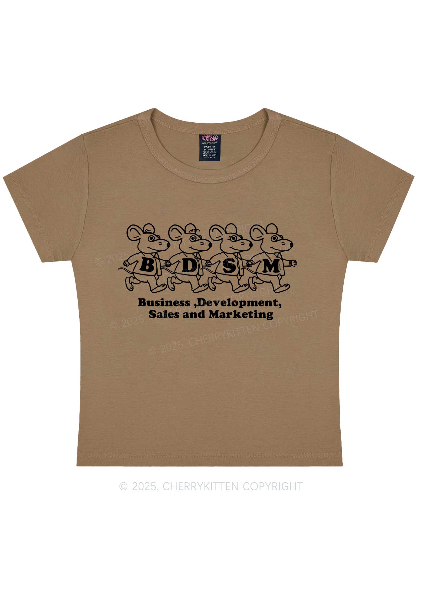 BDSM Rats Y2K Baby Tee Cherrykitten - Image 10