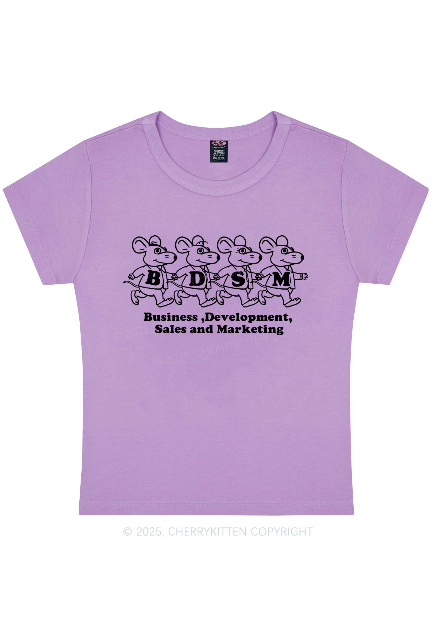 BDSM Rats Y2K Baby Tee Cherrykitten - Image 9