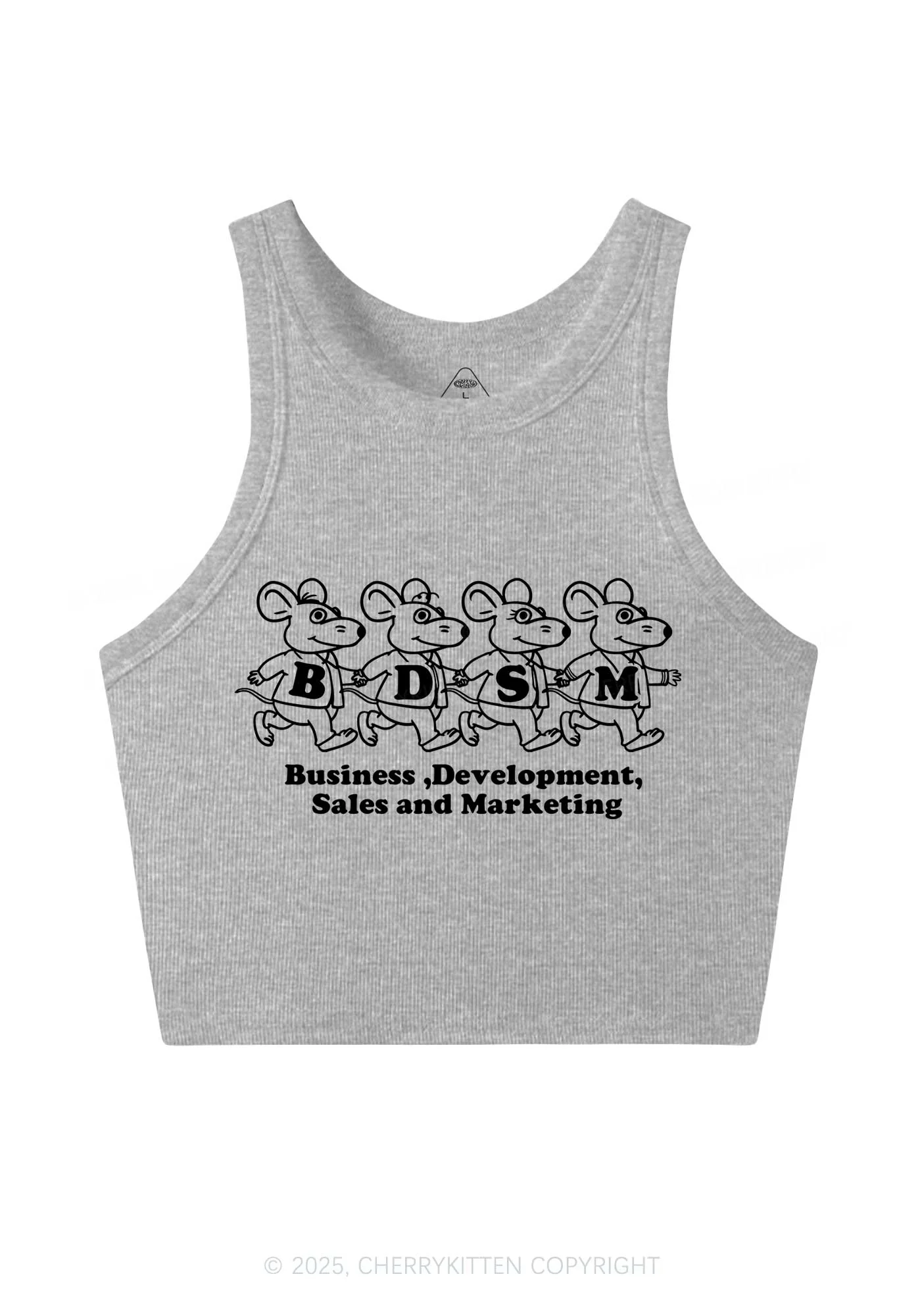 BDSM Rats Y2K Crop Tank Top Cherrykitten - Image 4