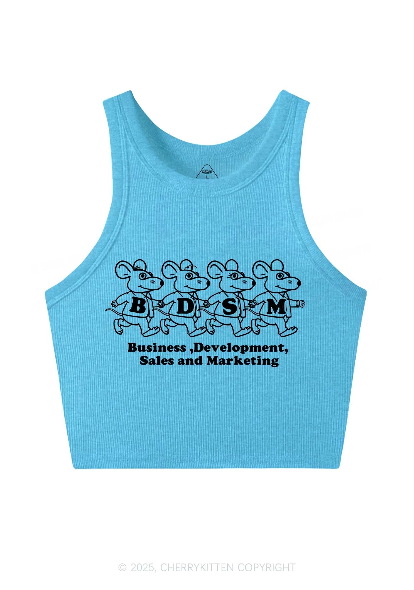 BDSM Rats Y2K Crop Tank Top Cherrykitten - Image 5