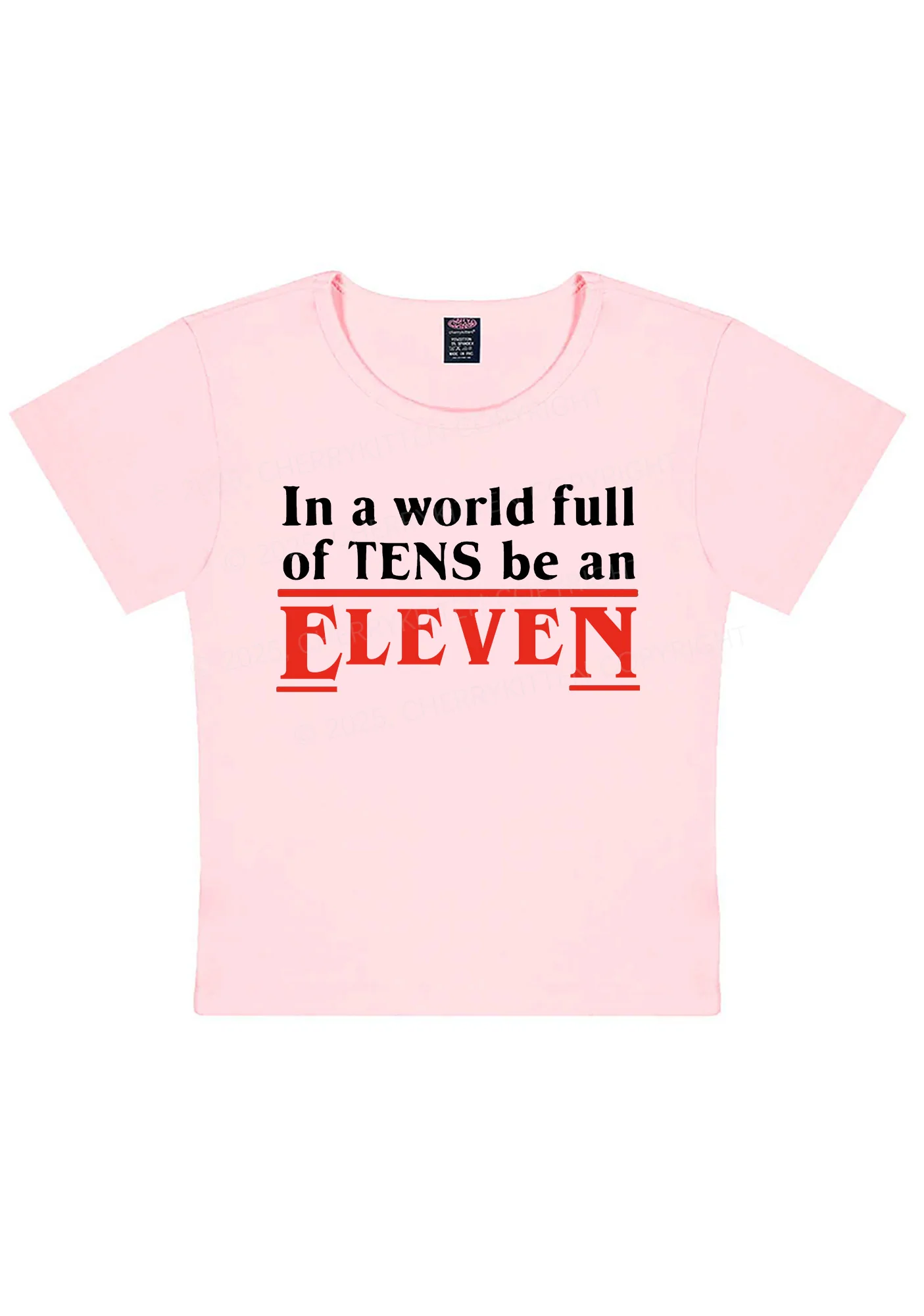 Be An Eleven Y2K Baby Tee Cherrykitten - Image 12