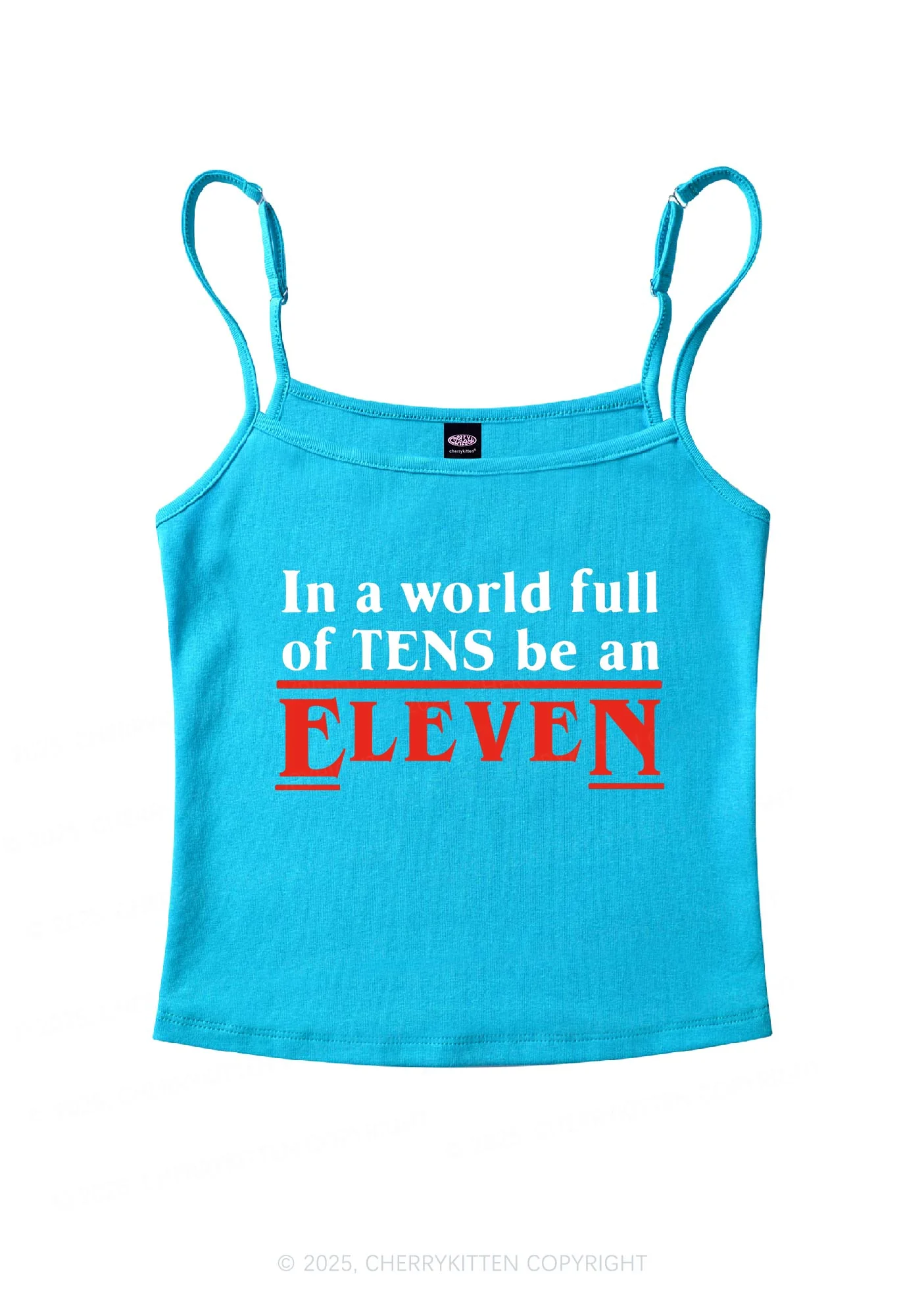 Be An Eleven Y2K Spaghetti Strap Cami Cherrykitten - Image 7