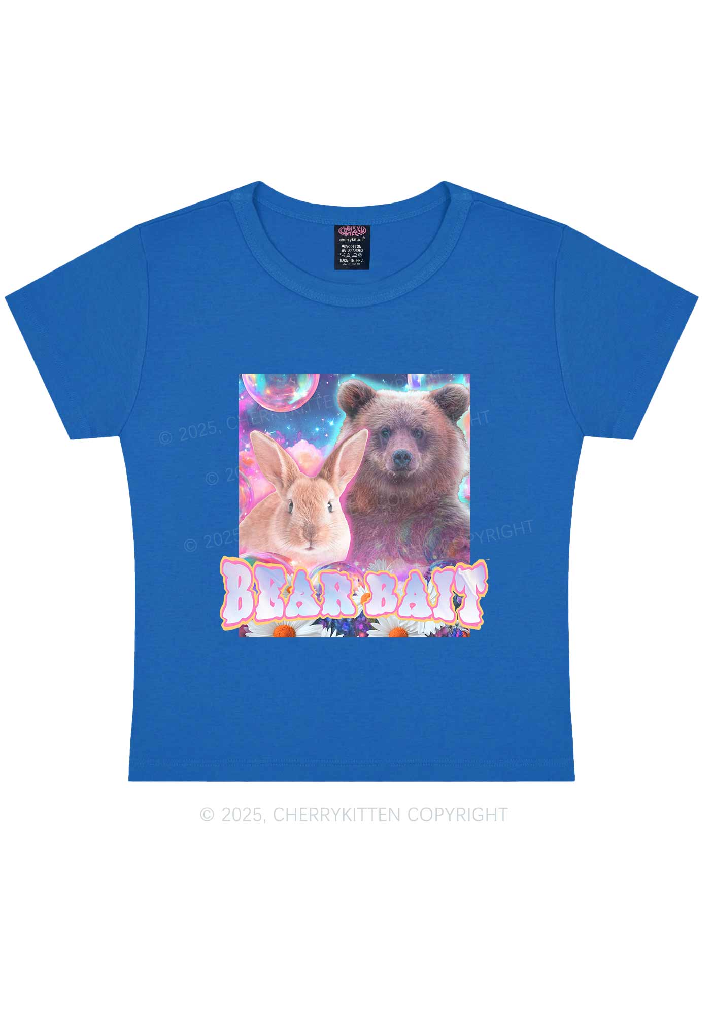 Bear Bait Pride Y2K Baby Tee Cherrykitten - Image 8