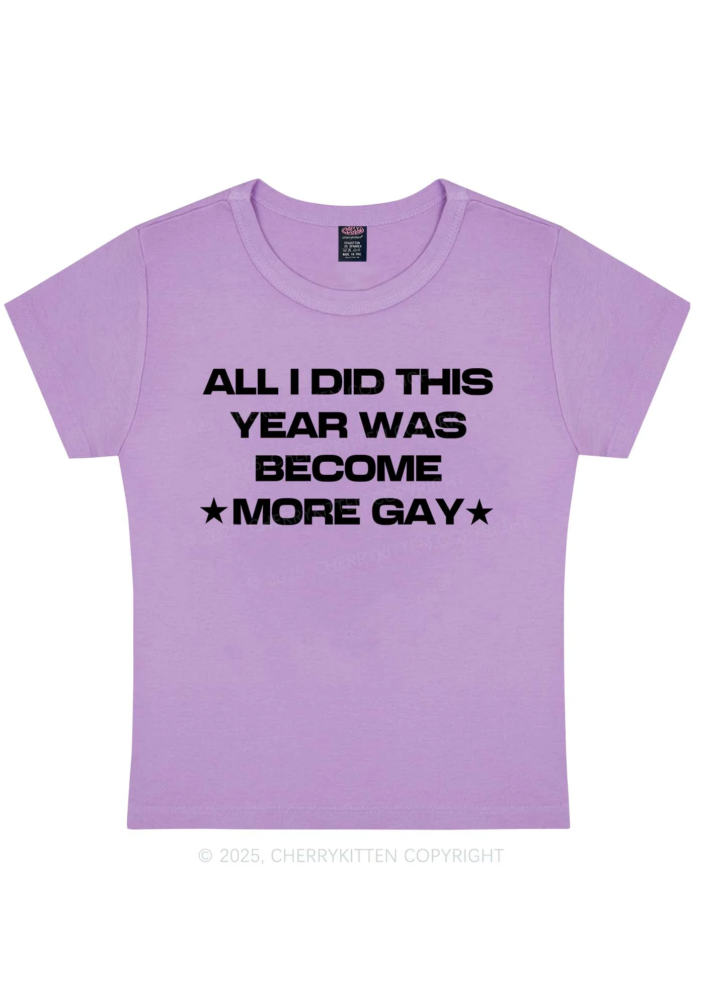 Become More Gay Pride Y2K Baby Tee Cherrykitten - Image 9